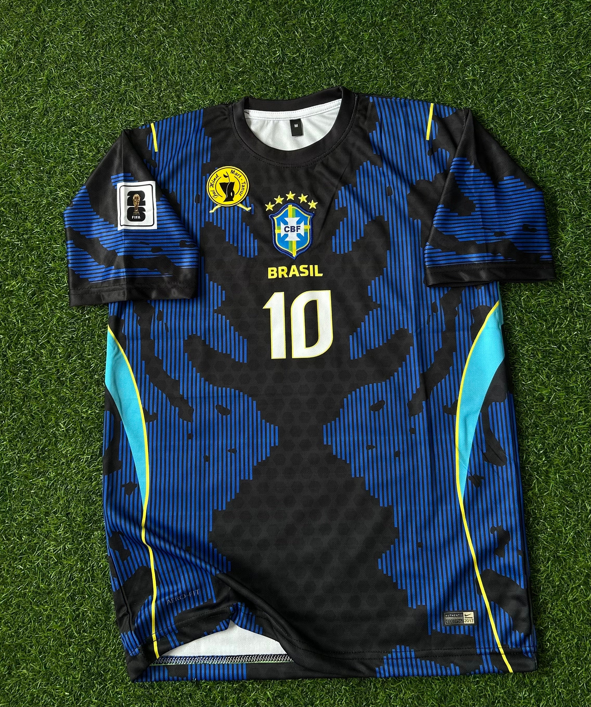 BRAZIL 2026 WORLD CUP AWAY KIT, HALF SLEEVE EMBROIDERY