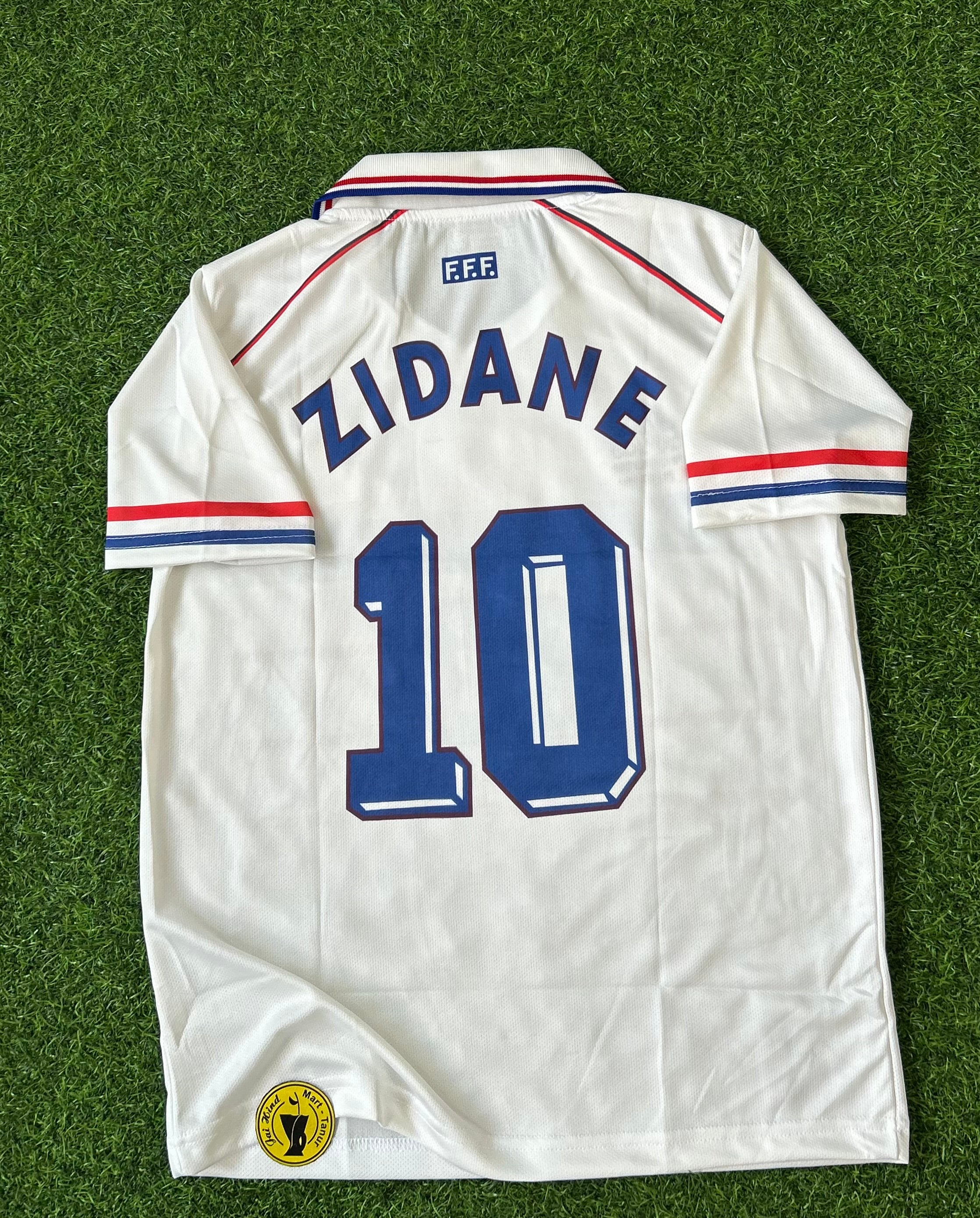 FRANCE 1998 AWAY JERSEY, HALF SLEEVE POLO EMBROIDERY – JAIHIND SPORTS
