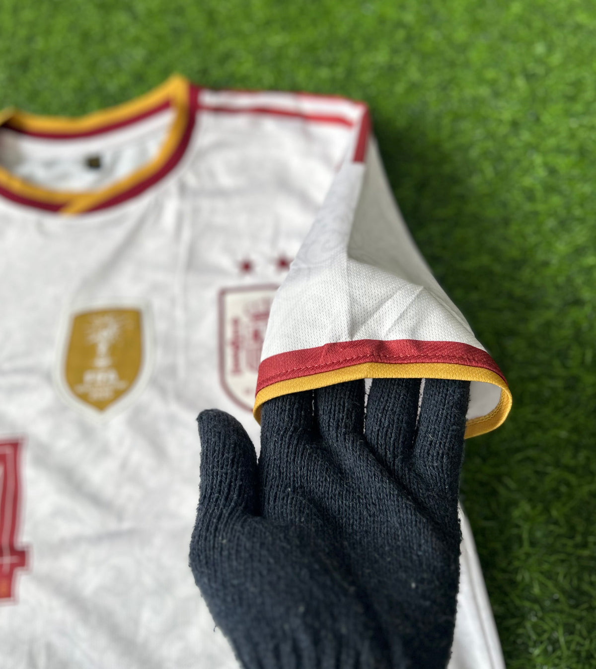 SPAIN 2026 HOME JERSEY, HALF SLEEVE EMBROIDERY