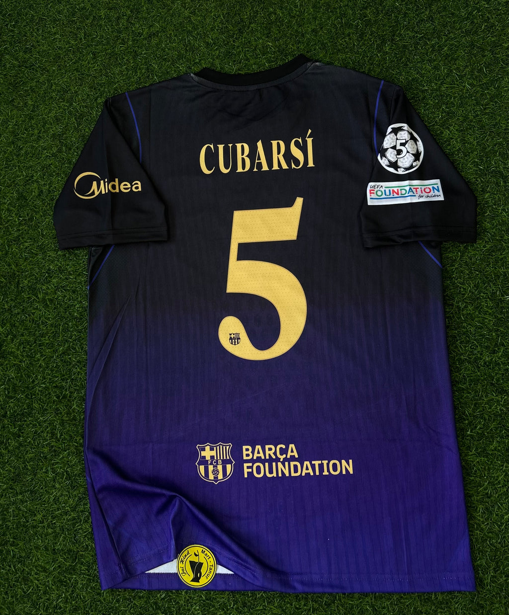 BARCELONA 2026-27 SEASON AWAY JERSEY, HALF SLEEVE, 3D SILICONE HEAT PRESS LOGO
