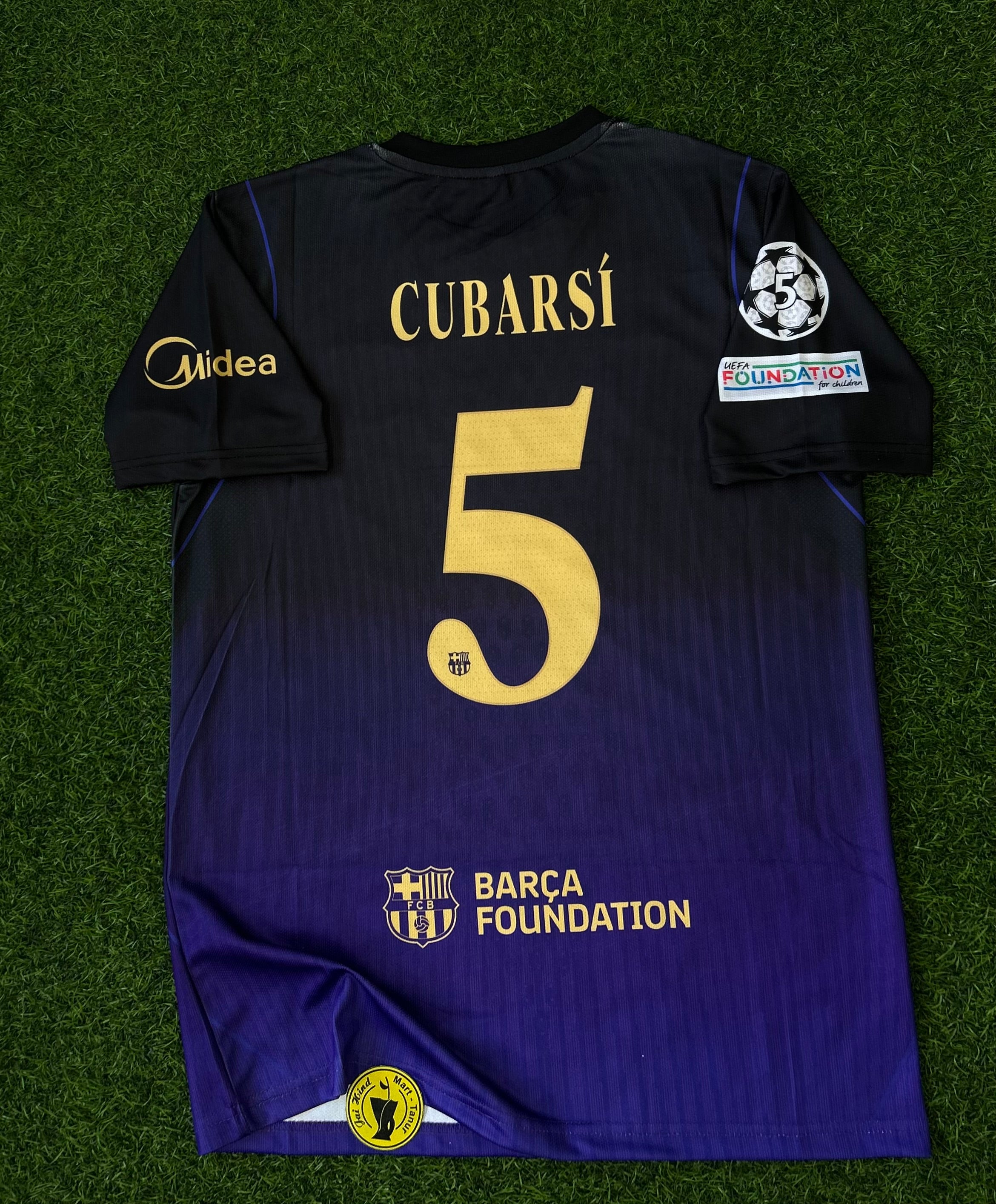 BARCELONA 2026-27 SEASON AWAY JERSEY, HALF SLEEVE, 3D SILICONE HEAT PRESS LOGO