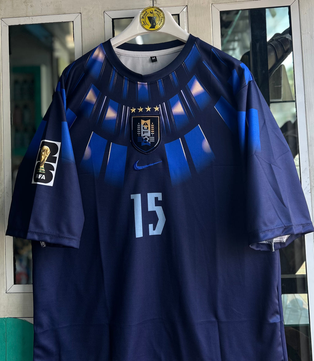 URUGUAY 2026 WORLD CUP AWAY KIT, FIVE SLEEVE  EMBRODERY