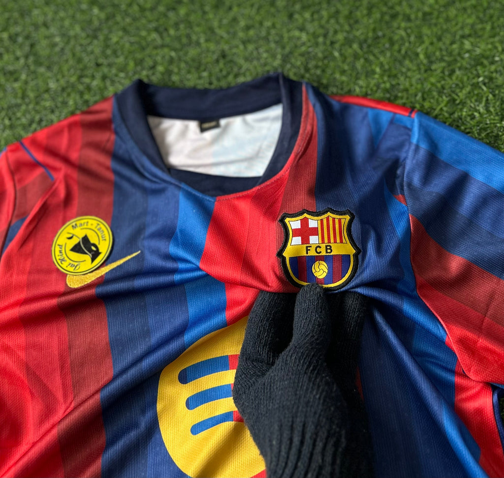 BARCELONA 2026-27 SEASON HOME KIT, HALF SLEEVE EMBROIDERY