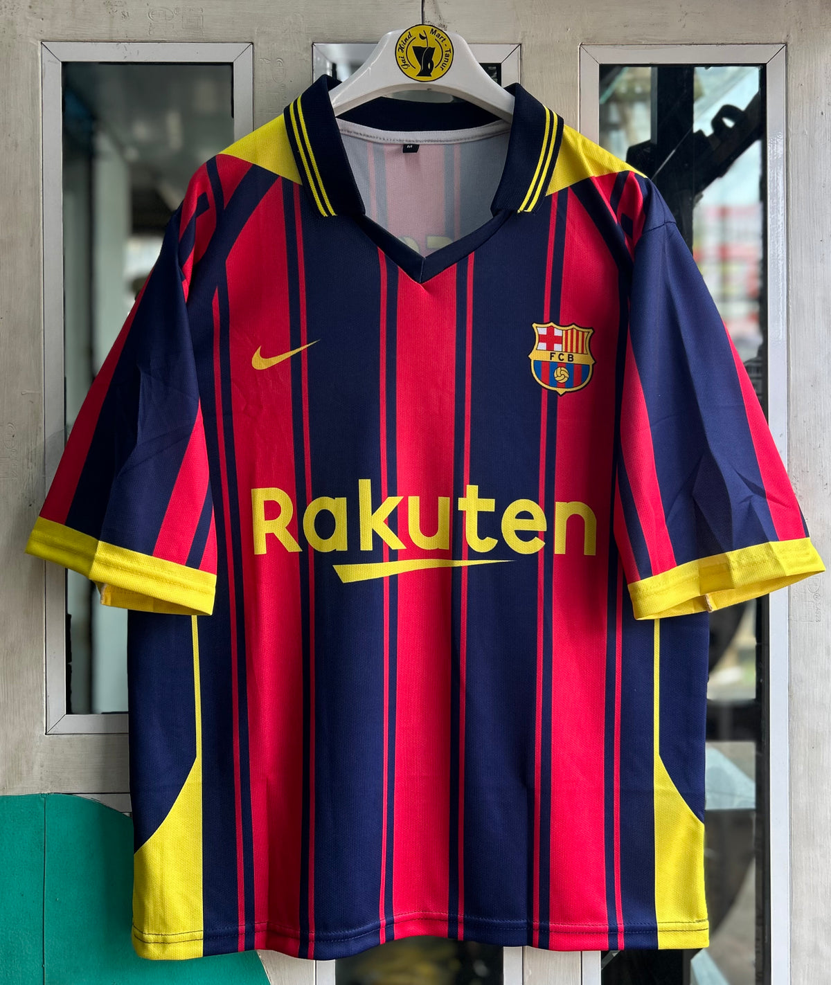 BARCELONA SPECIAL EDITION JERSEY, FIVE SLEEVE  POLO  SUBLIMATION