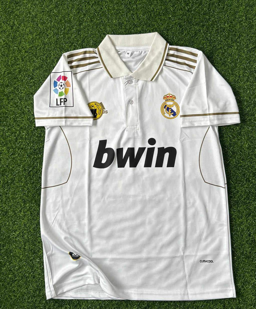 REAL MADRID 2011-12 HOME JERSEY, HALF SLEEVE POLO  SUBLIMATION