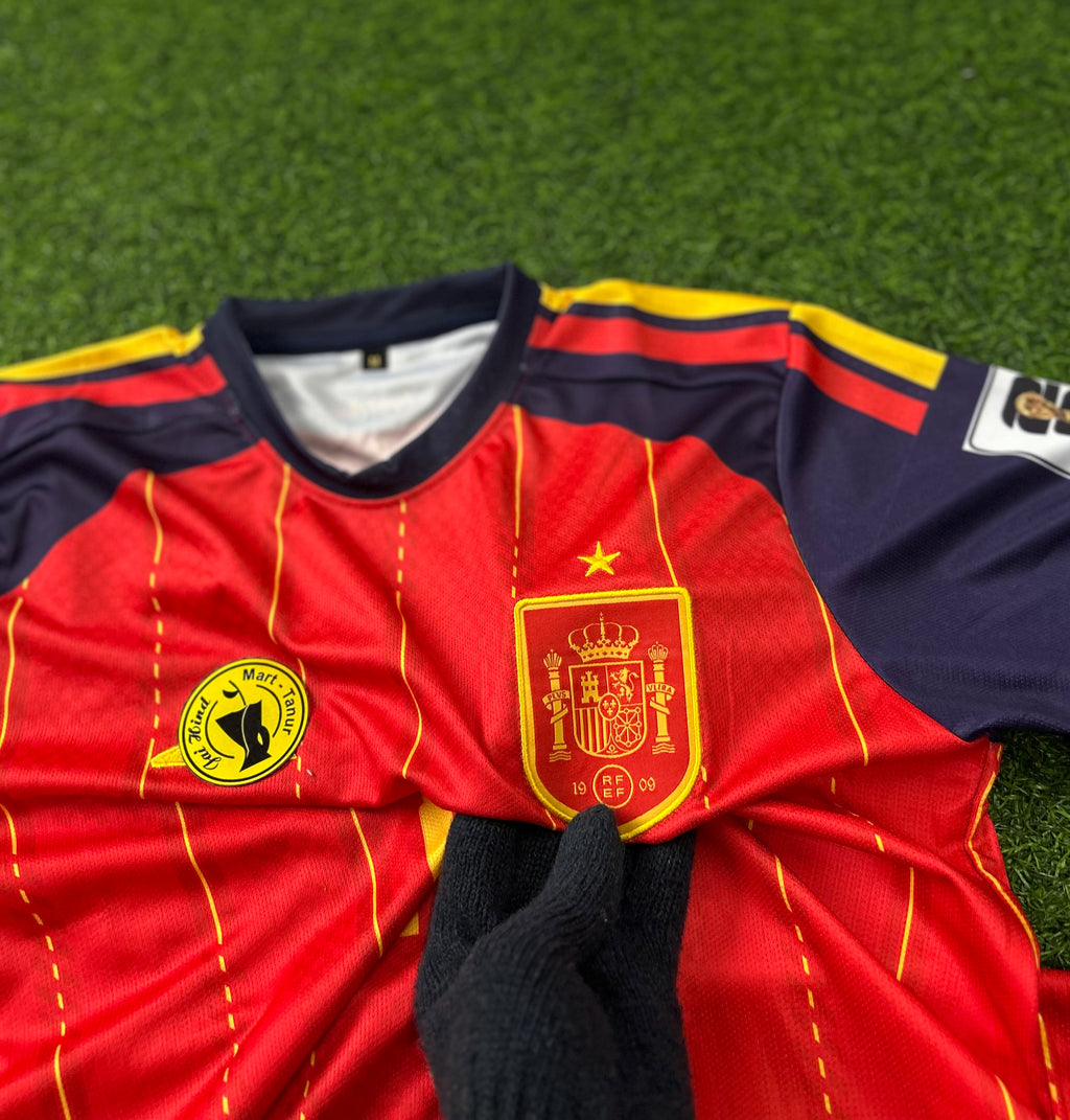 SPAIN 2026 WORLD CUP HOME KIT, HALF SLEEVE EMBROIDERY