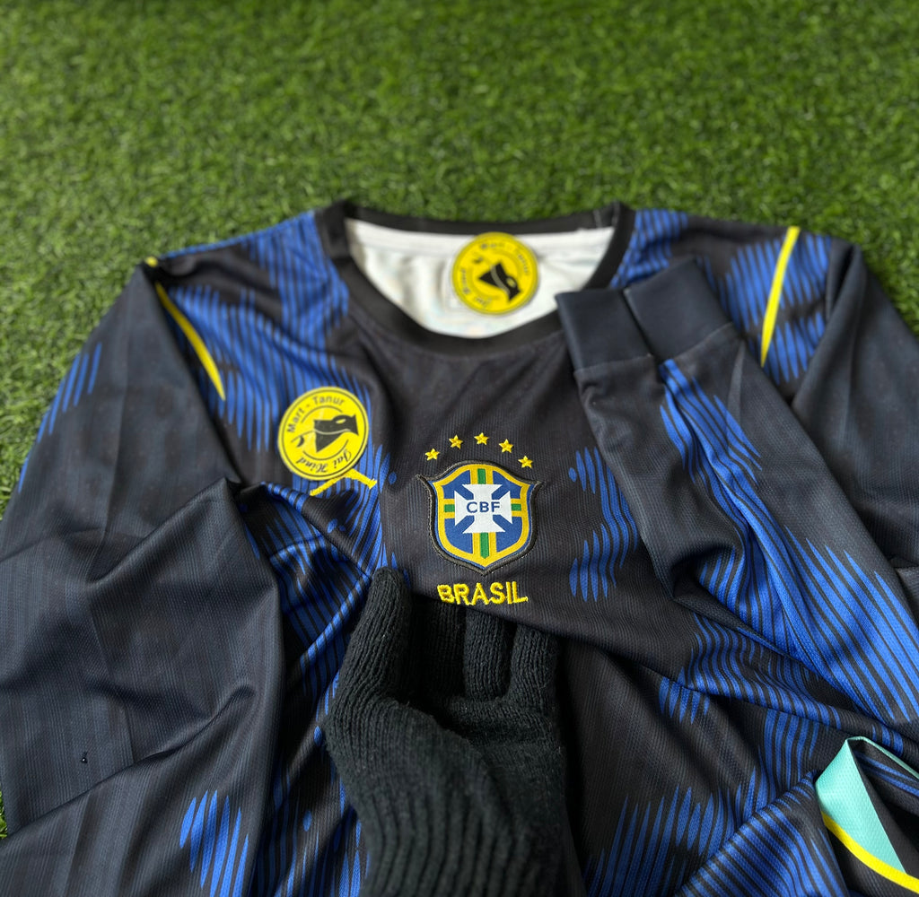 BRAZIL 2026 WORLD CUP AWAY KIT, FULL SLEEVE EMBROIDERY
