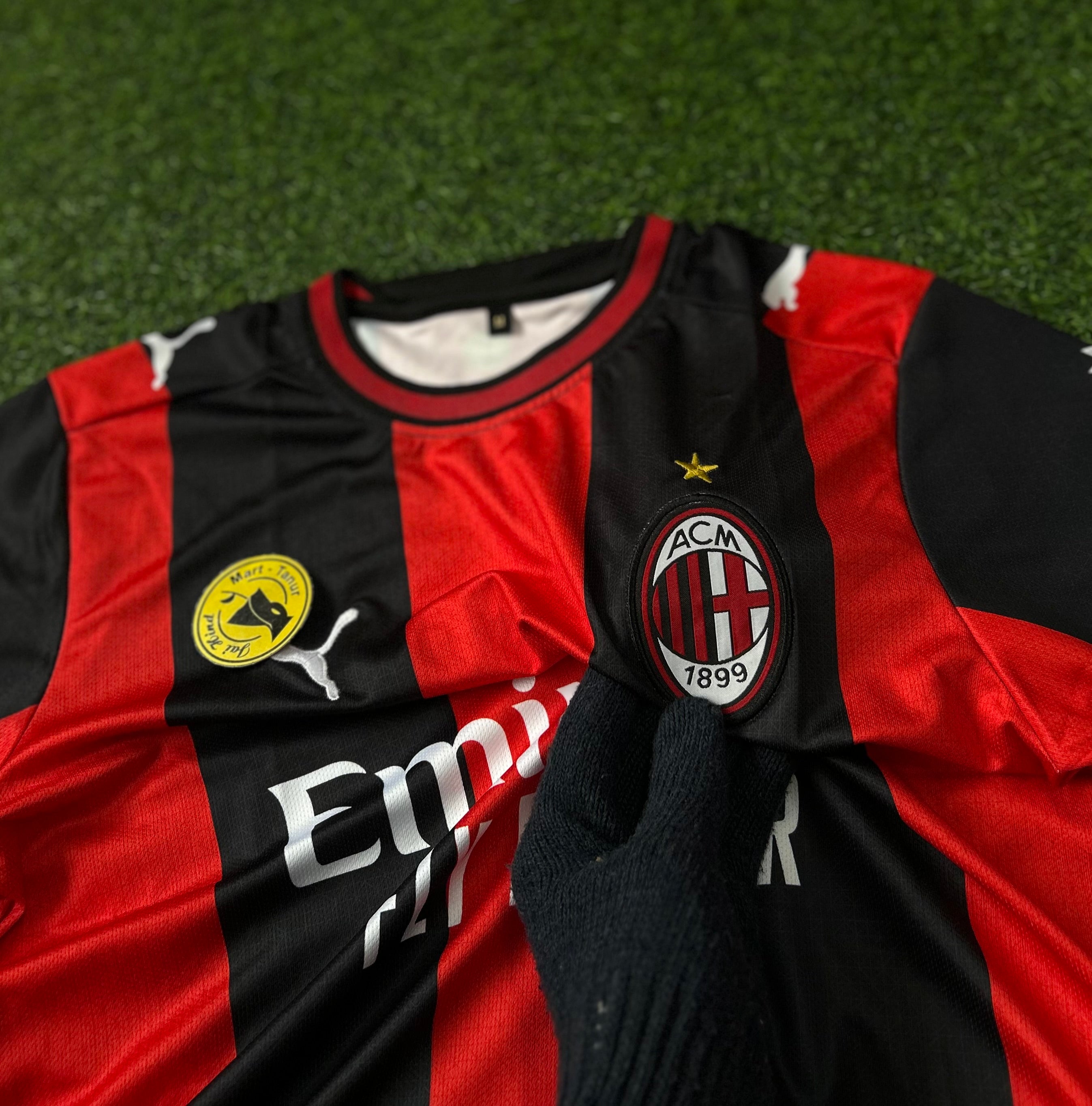 AC MILAN 2026-27 HOME JERSEY, HALF SLEEVE  EMBROIDERY