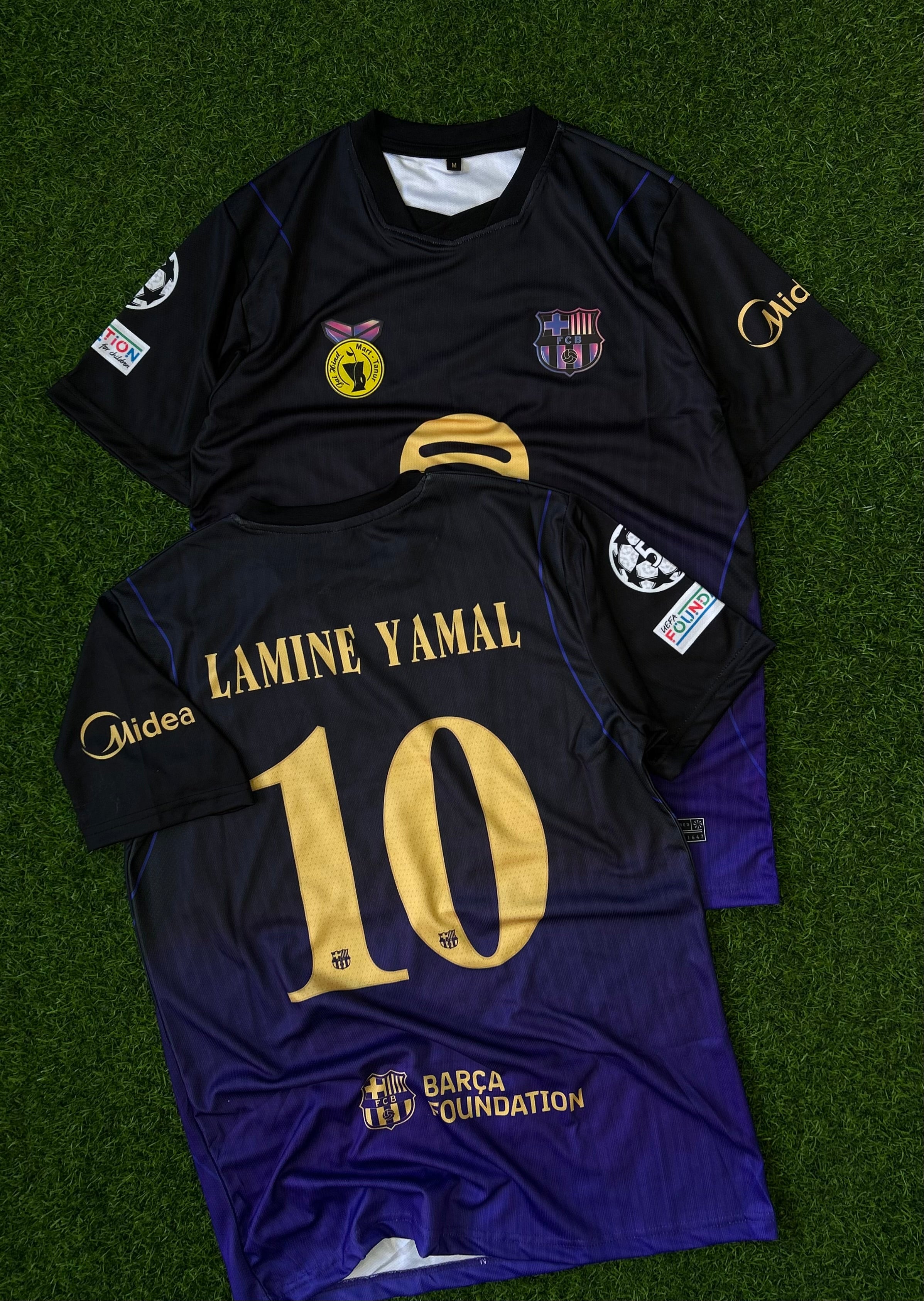 BARCELONA 2026-27 SEASON AWAY JERSEY, HALF SLEEVE, 3D SILICONE HEAT PRESS LOGO