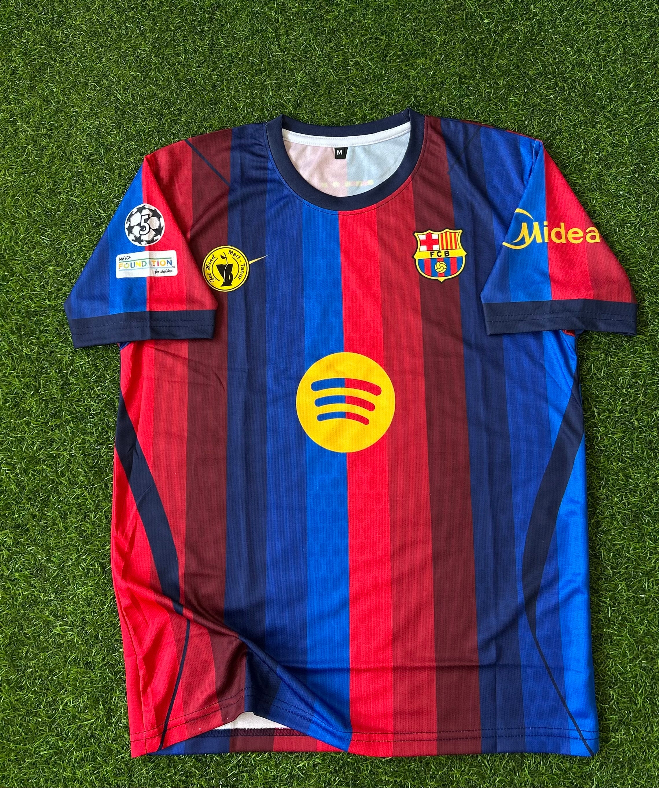 BARCELONA 2026-27 SEASON HOME KIT, HALF SLEEVE  SUBLIMATION