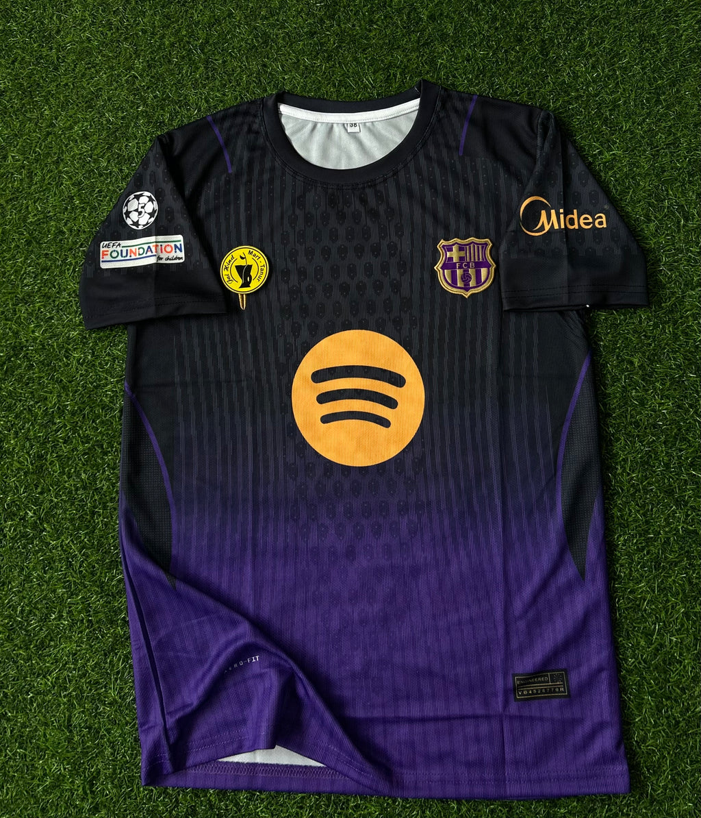 BARCELONA 2026-27 SEASON AWAY JERSEY, HALF SLEEVE  EMBROIDERY