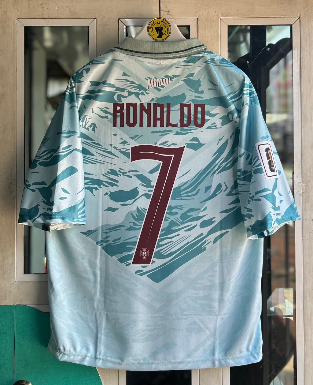 PORTUGAL 2026 WORLD CUP AWAY KIT, POLO FIVE SLEEVE SUBLIMATION