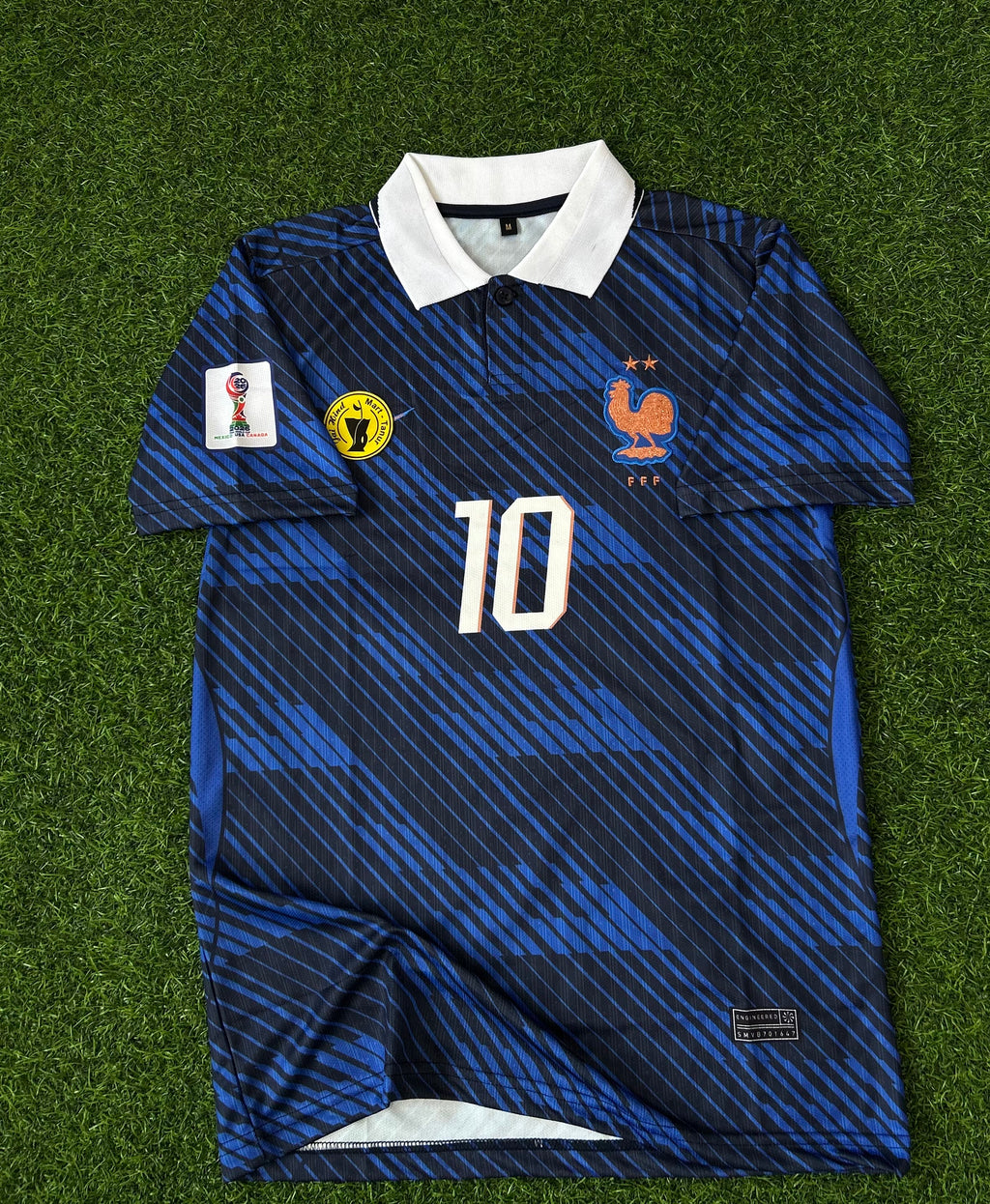 FRANCE 2026 WORLD CUP HOME KIT, HALFSLEEVE POLO EMBRODERY