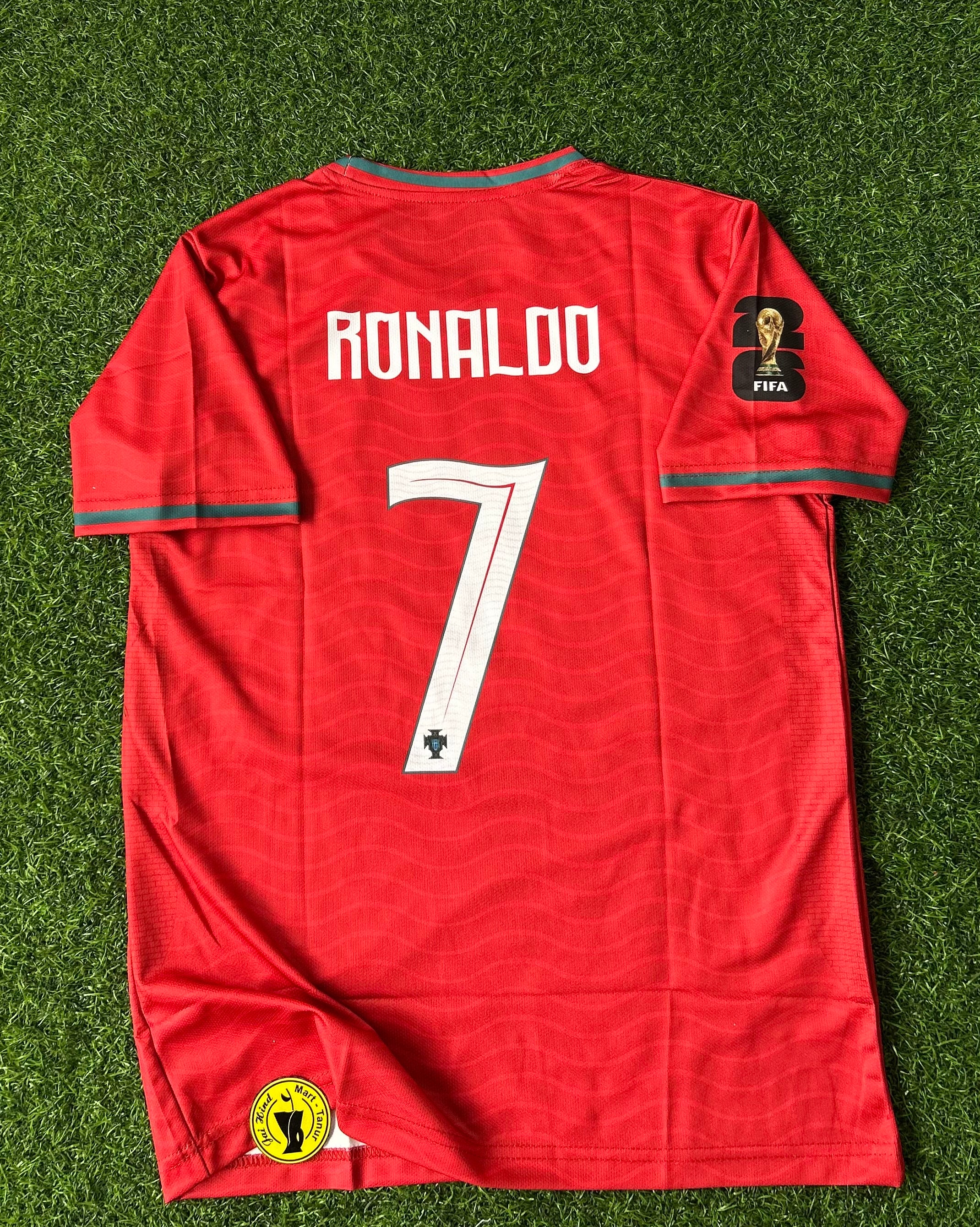 PORTUGAL 2026 WORLD CUP HOME KIT, HALF SLEEVE EMBROIDERY