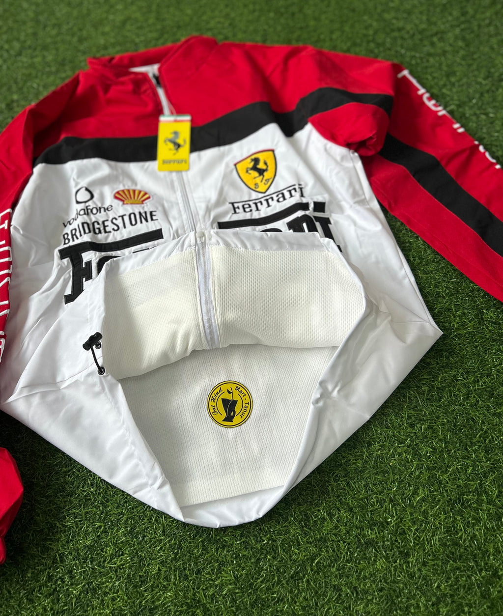 IMPORTED ZIPPER JACKET, FERRARI EDITION, FULL LOGO EMBROIDERY