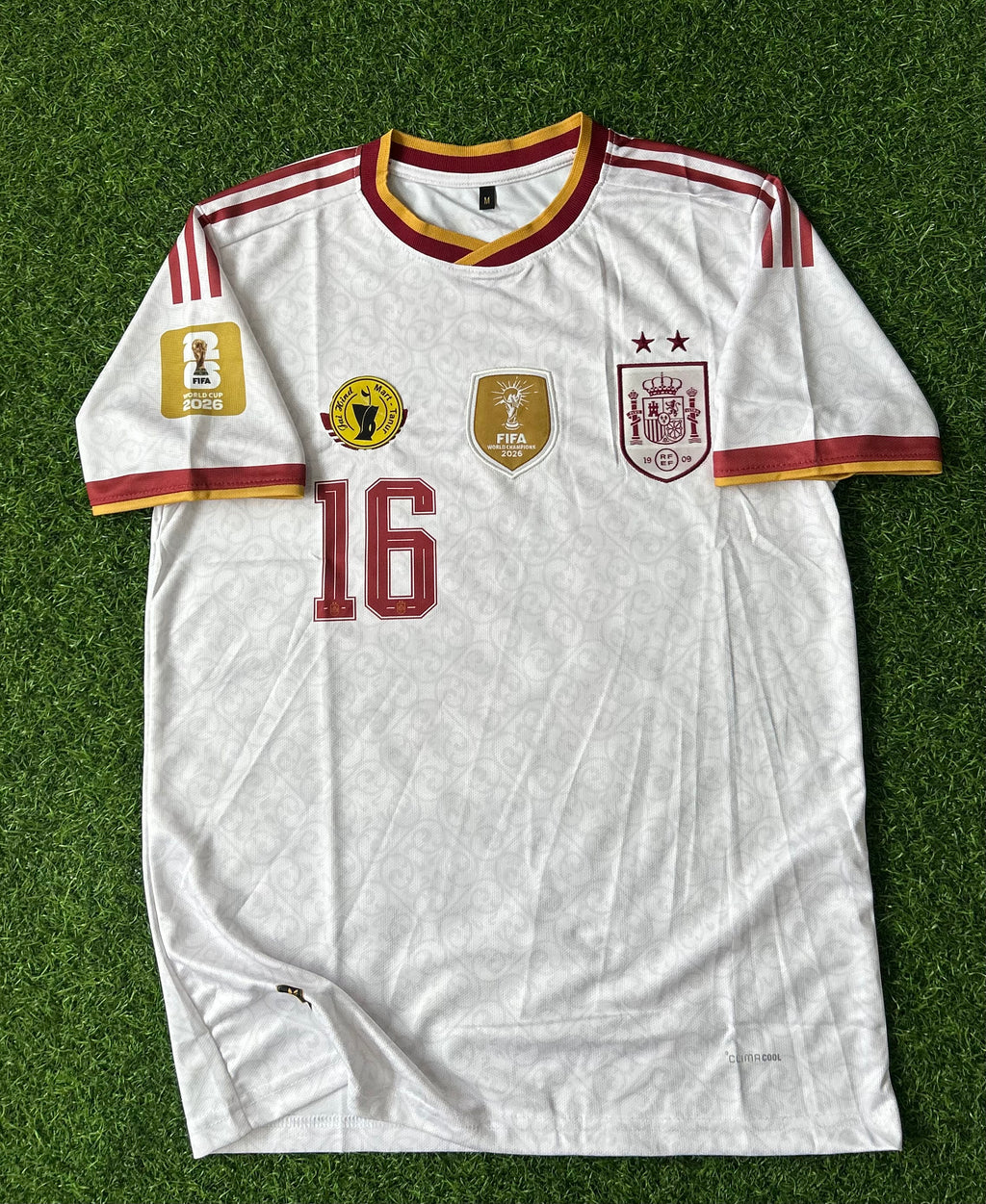 SPAIN 2026 HOME JERSEY, HALF SLEEVE EMBROIDERY