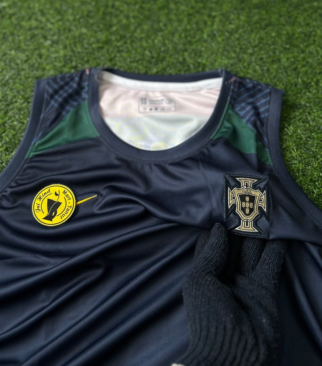 PORTUGAL TRAINING JERSEY, SLEEVELESS EMBROIDERY