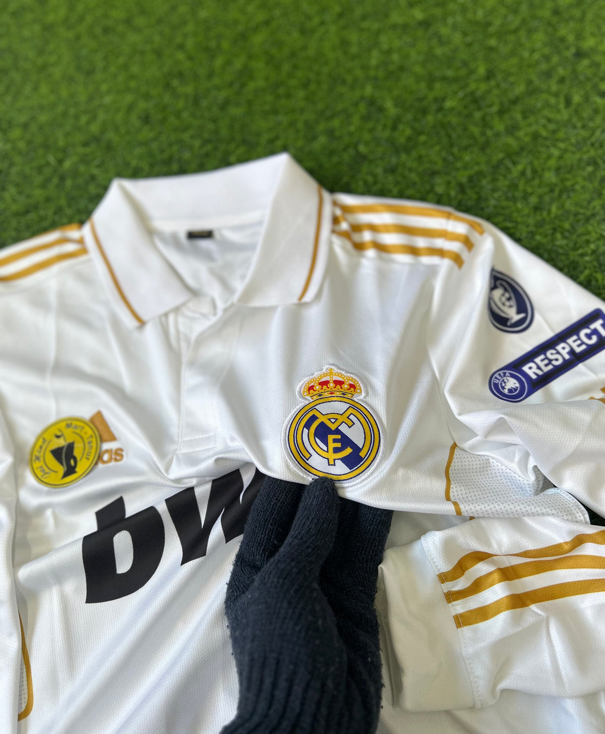 REAL MADRID 2011-12 HOME JERSEY, FULL SLEEVE POLO EMBROIDERY