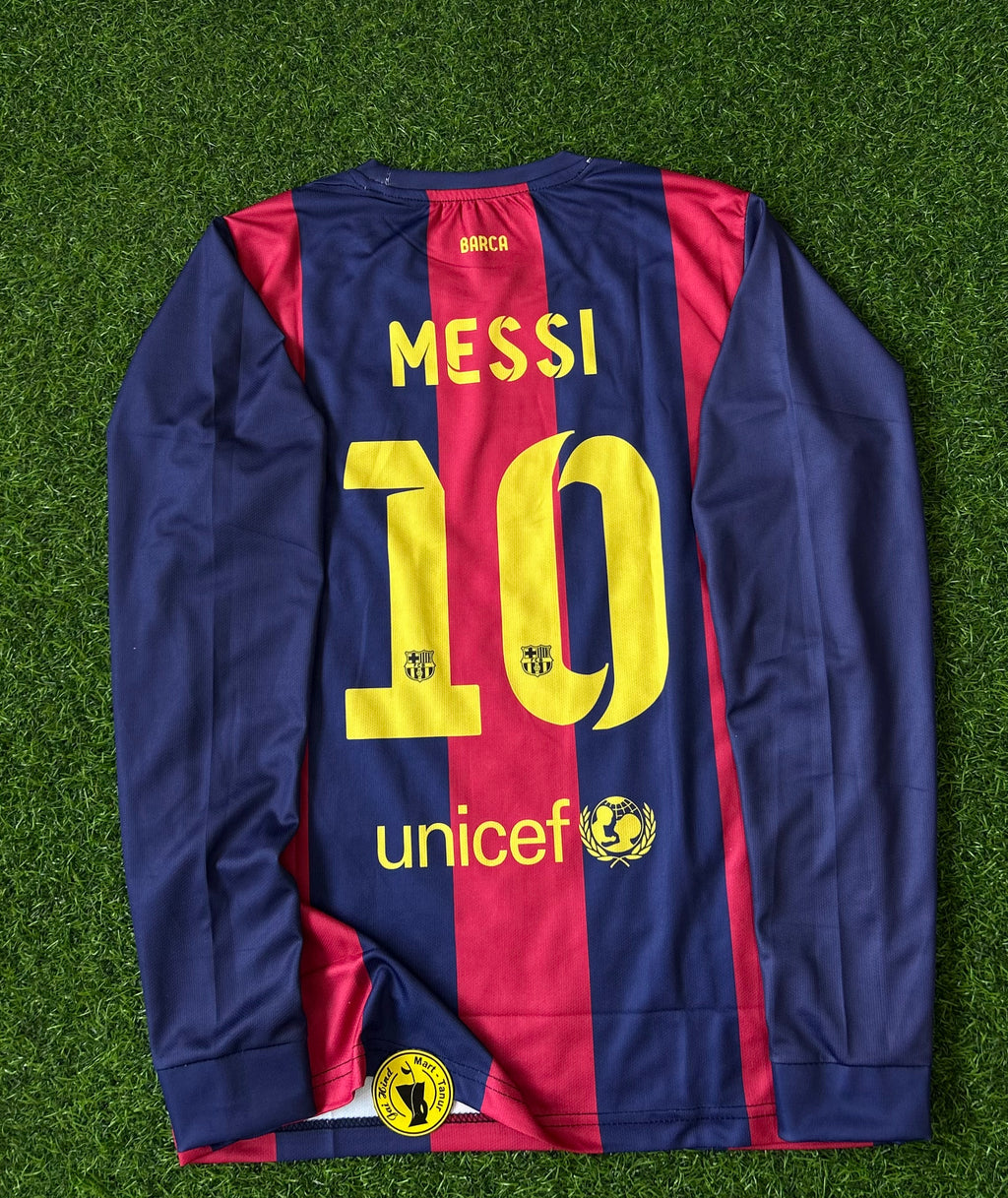 BARCELONA 2014-15 HOME KIT, FULL SLEEVE EMBROIDERY