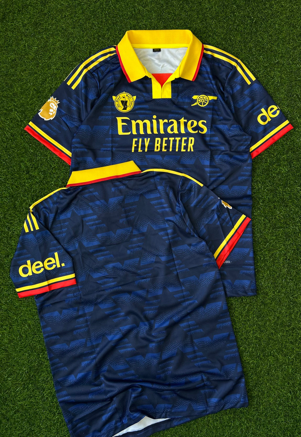 ARSENAL 2026-27 SEASON AWAY JERSEY, HALF SLEEVE POLO  EMBROIDERY