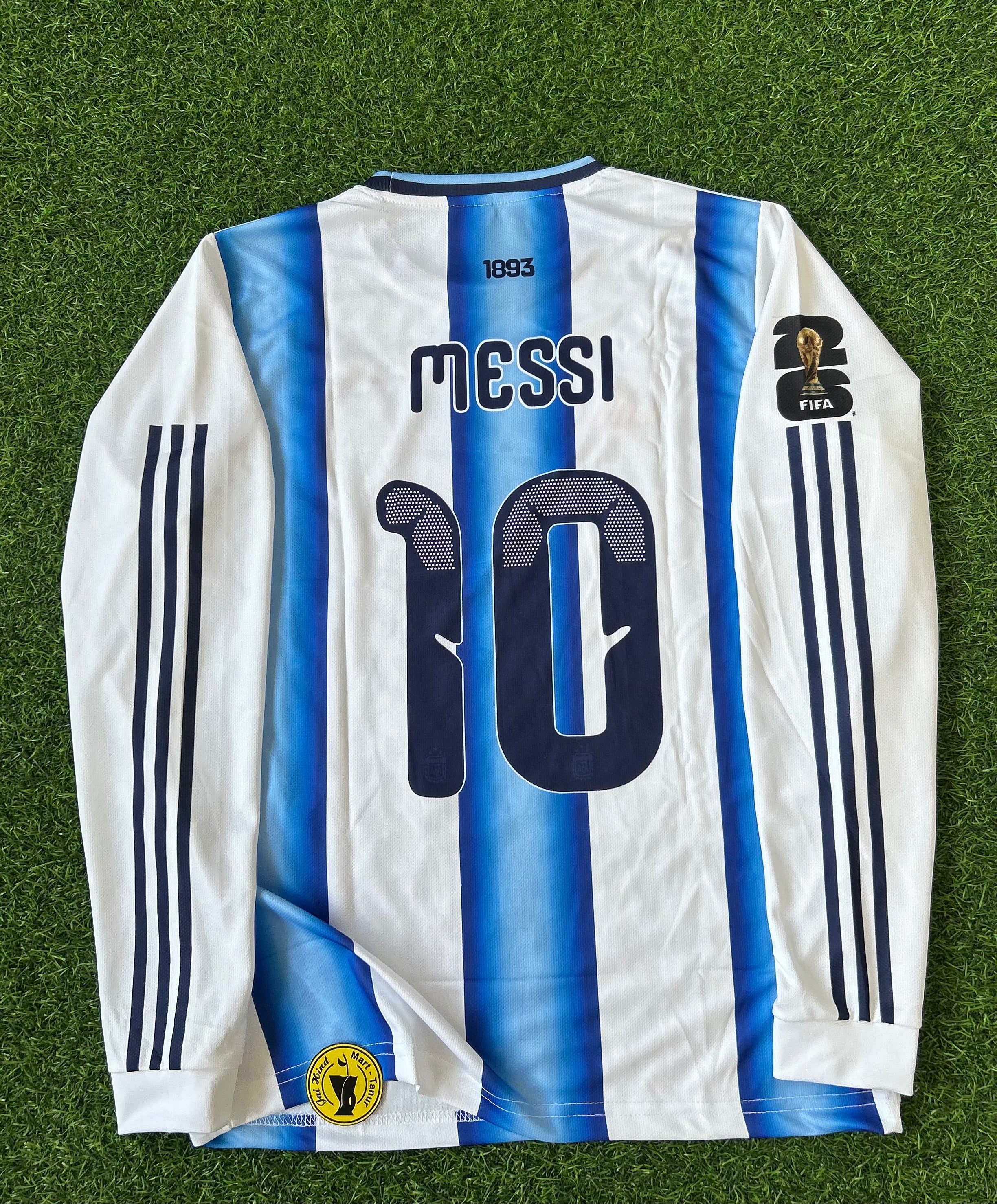 ARGENTINA 2026 WORLD CUP HOME KIT, FULL SLEEVE  EMBROIDERY