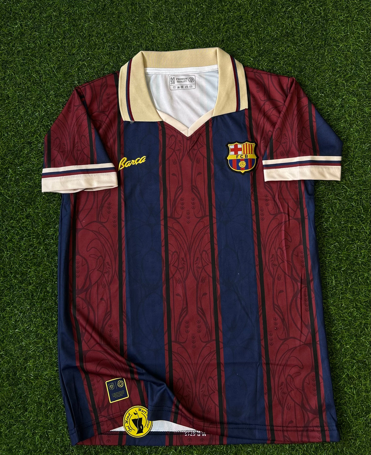 BARCELONA 125TH ANNIVERSARY JERSEY, HALF SLEEVE  POLO  EMBROIDERY