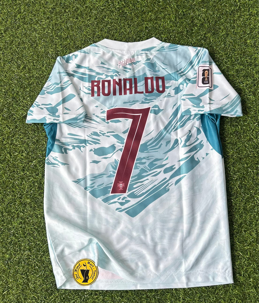 PORTUGAL 2026 WORLD CUP AWAY KIT, HALF SLEEVE SUBLIMATION (KID SIZE)
