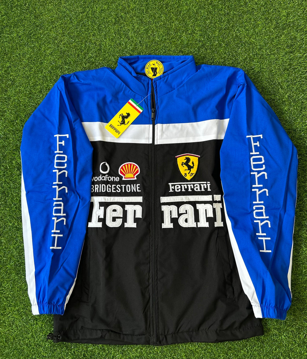 IMPORTED ZIPPER JACKET, FERRARI EDITION, FULL LOGO EMBROIDERY