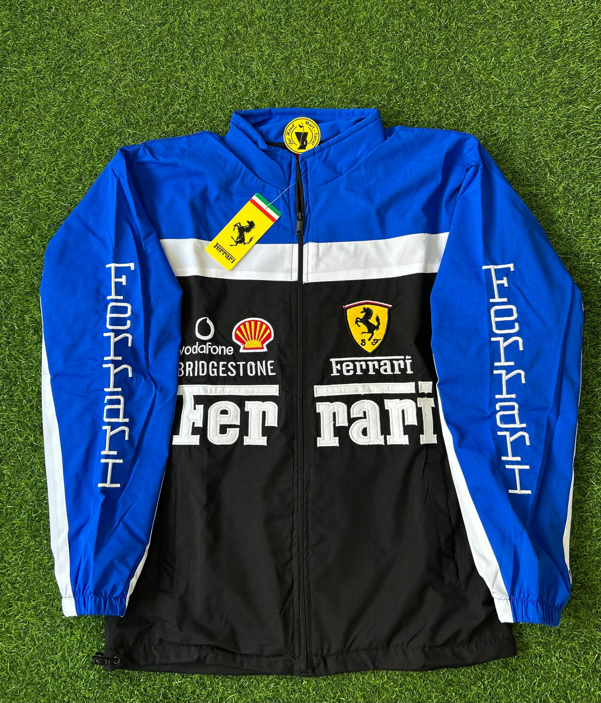 IMPORTED ZIPPER JACKET, FERRARI EDITION, FULL LOGO EMBROIDERY