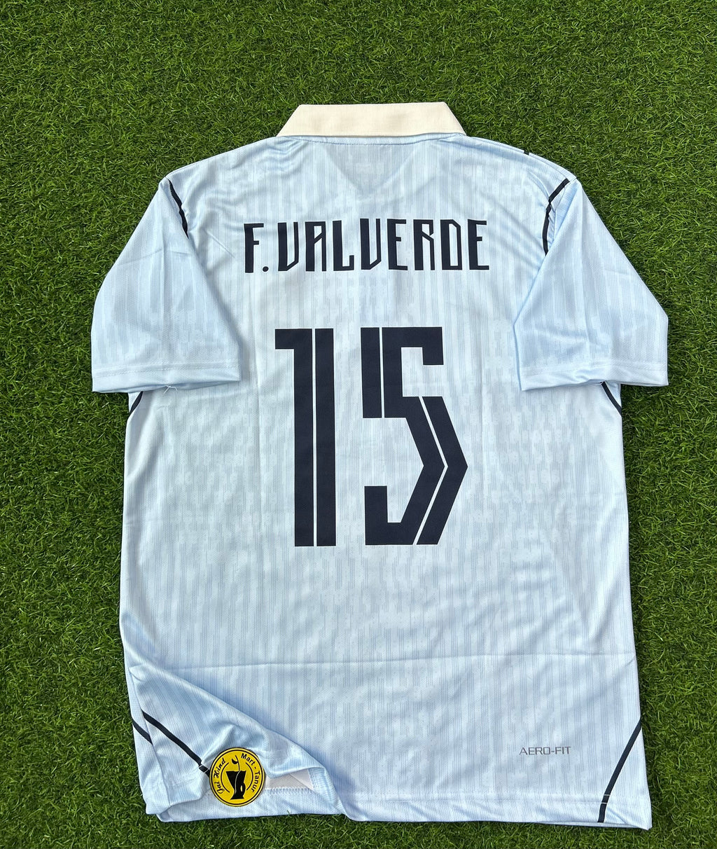 URUGUAY 2026 WORLD CUP HOME KIT, HALF SLEEVE POLO EMBROIDERY