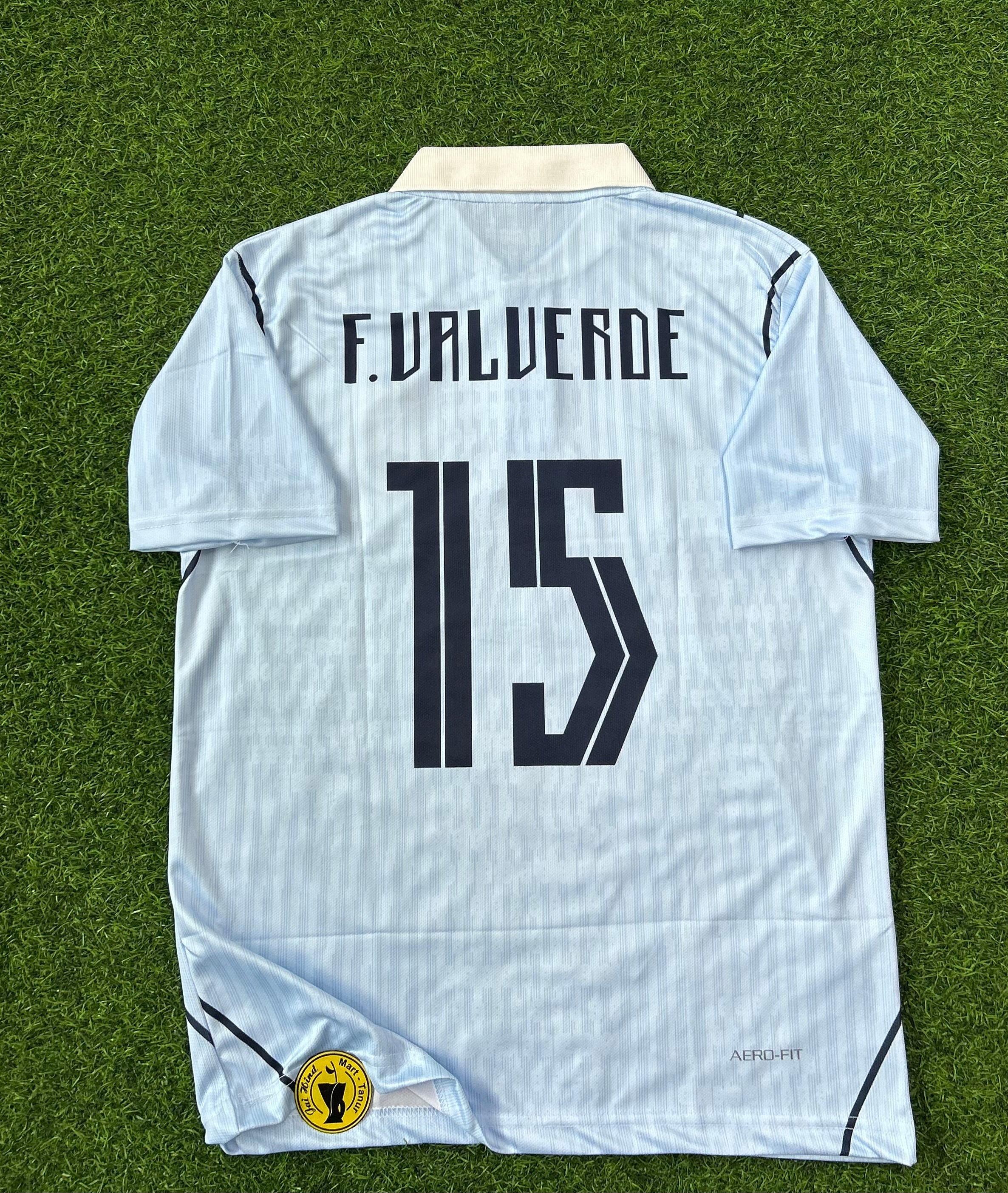 URUGUAY 2026 WORLD CUP HOME KIT, HALF SLEEVE POLO EMBROIDERY