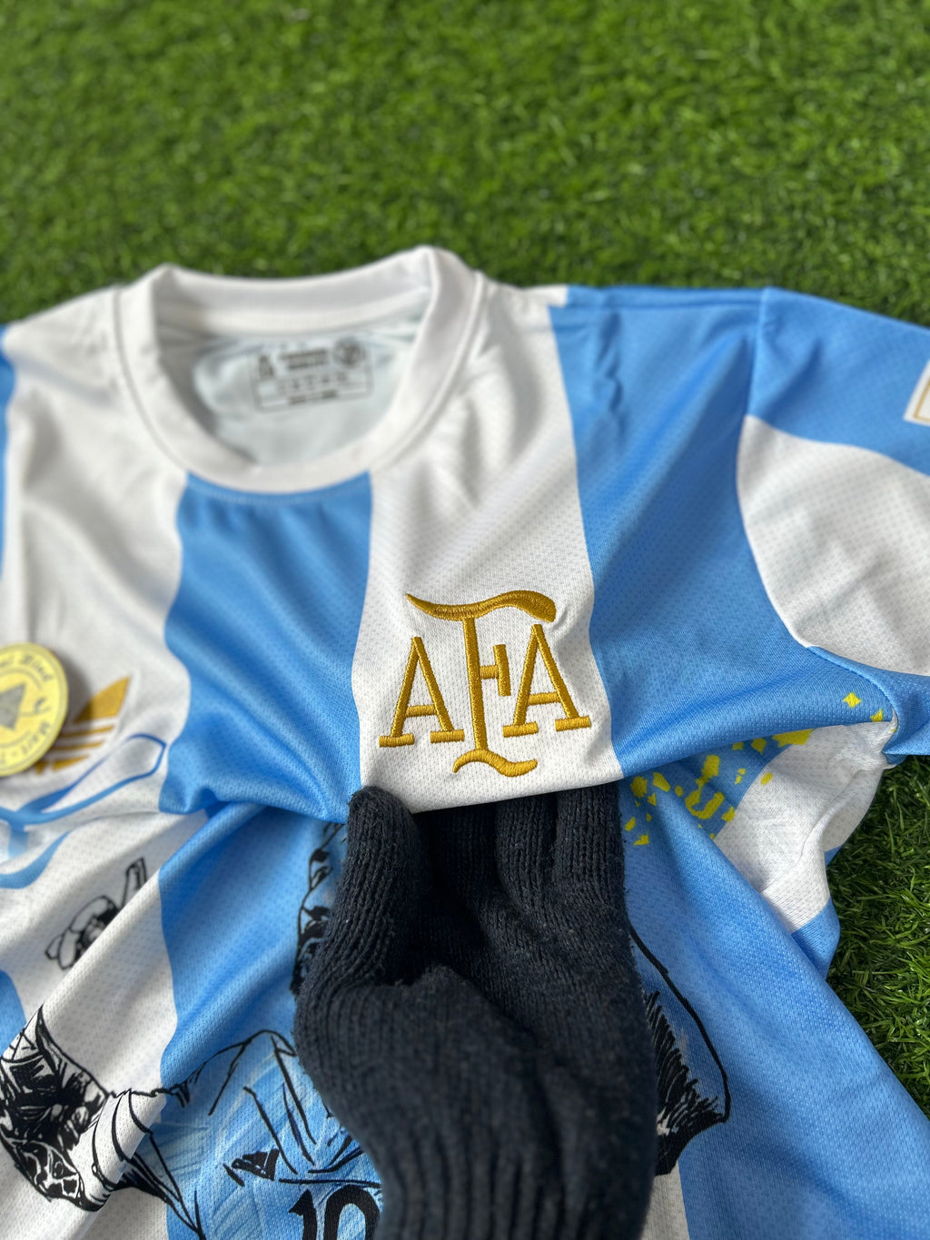ARGENTINA 2026 WORLD CUP SPECIAL KIT, HALF SLEEVE EMBROIDERY  ￼