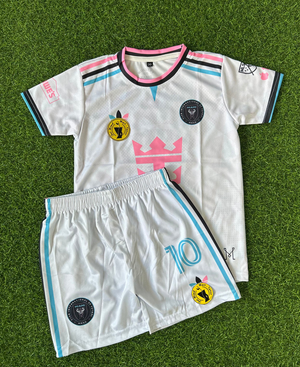 INTER MIAMI 2026-27 SEASON THIRD KIT, HALF SLEEVE SUBLIMATION, JERSEY & SHORTS ( KID SIZE )