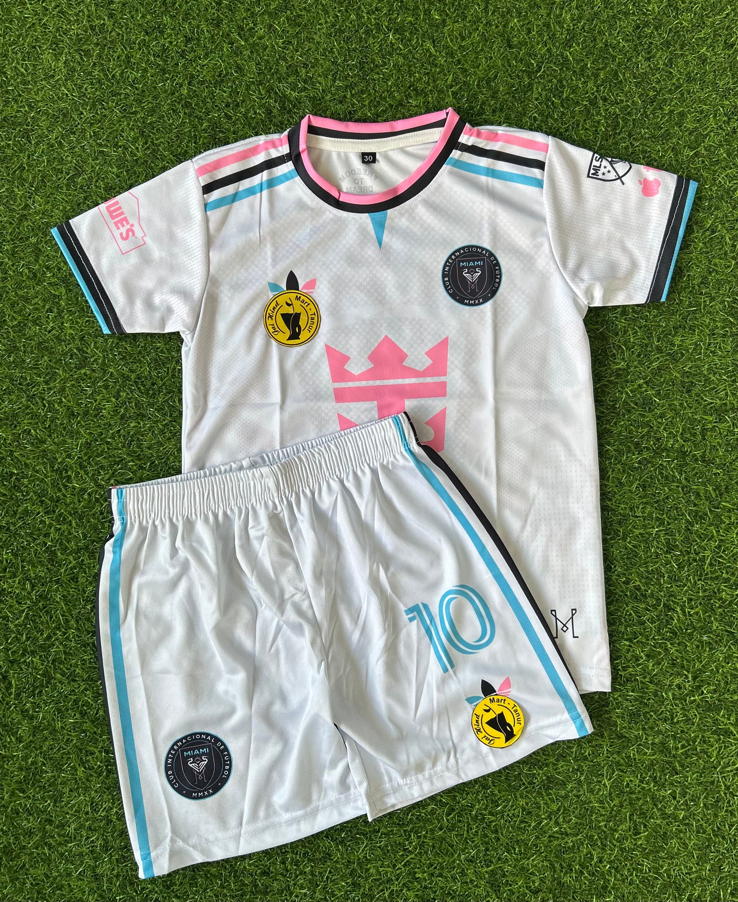 INTER MIAMI 2026-27 SEASON THIRD KIT, HALF SLEEVE SUBLIMATION, JERSEY & SHORTS ( KID SIZE )