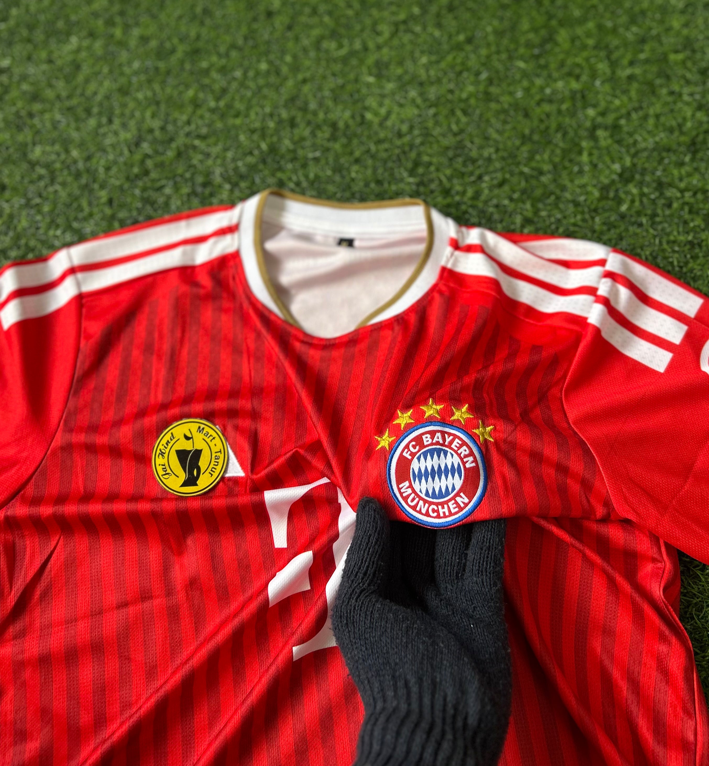 BAYERN MUNICH 2026-27 SEASON HOME JERSEY, HALF SLEEVE EMBROIDERY