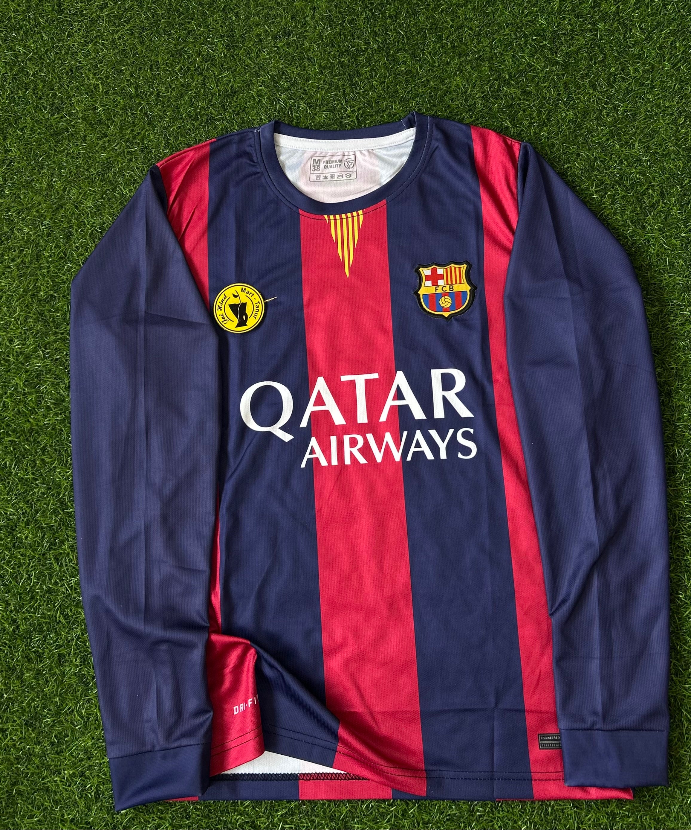 BARCELONA 2014-15 HOME KIT, FULL SLEEVE EMBROIDERY