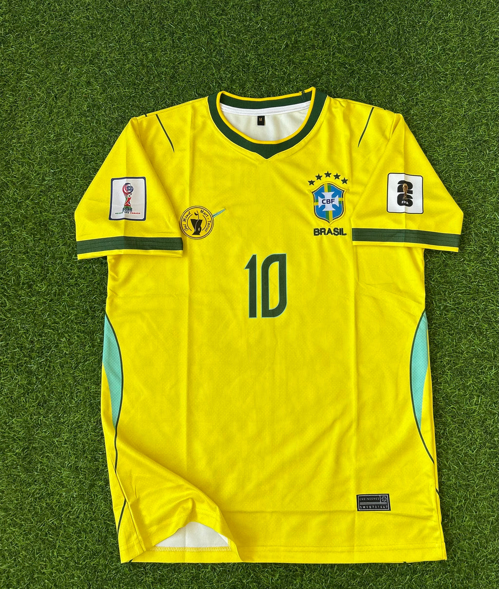 BRAZIL 2026 WORLD CUP HOME KIT, HALF SLEEVE EMBROIDERY