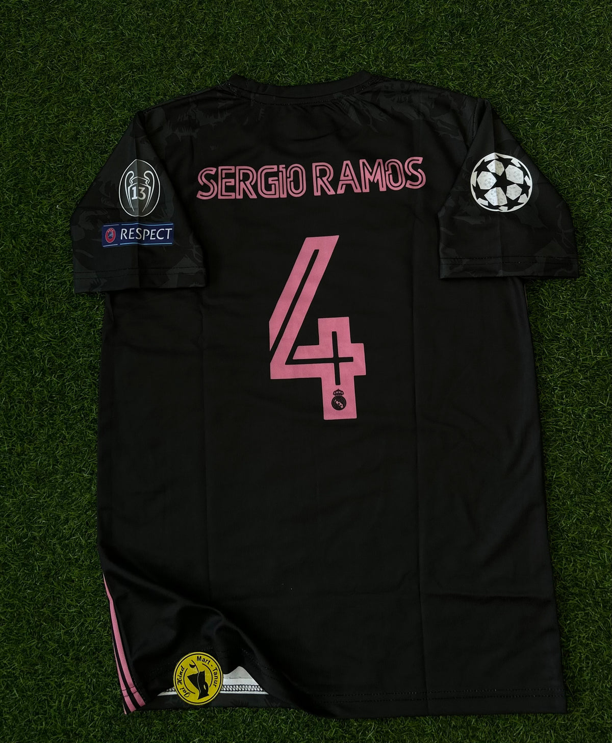 REAL MADRID 2020-21 AWAY JERSEY, HALF SLEEVE EMBROIDERY