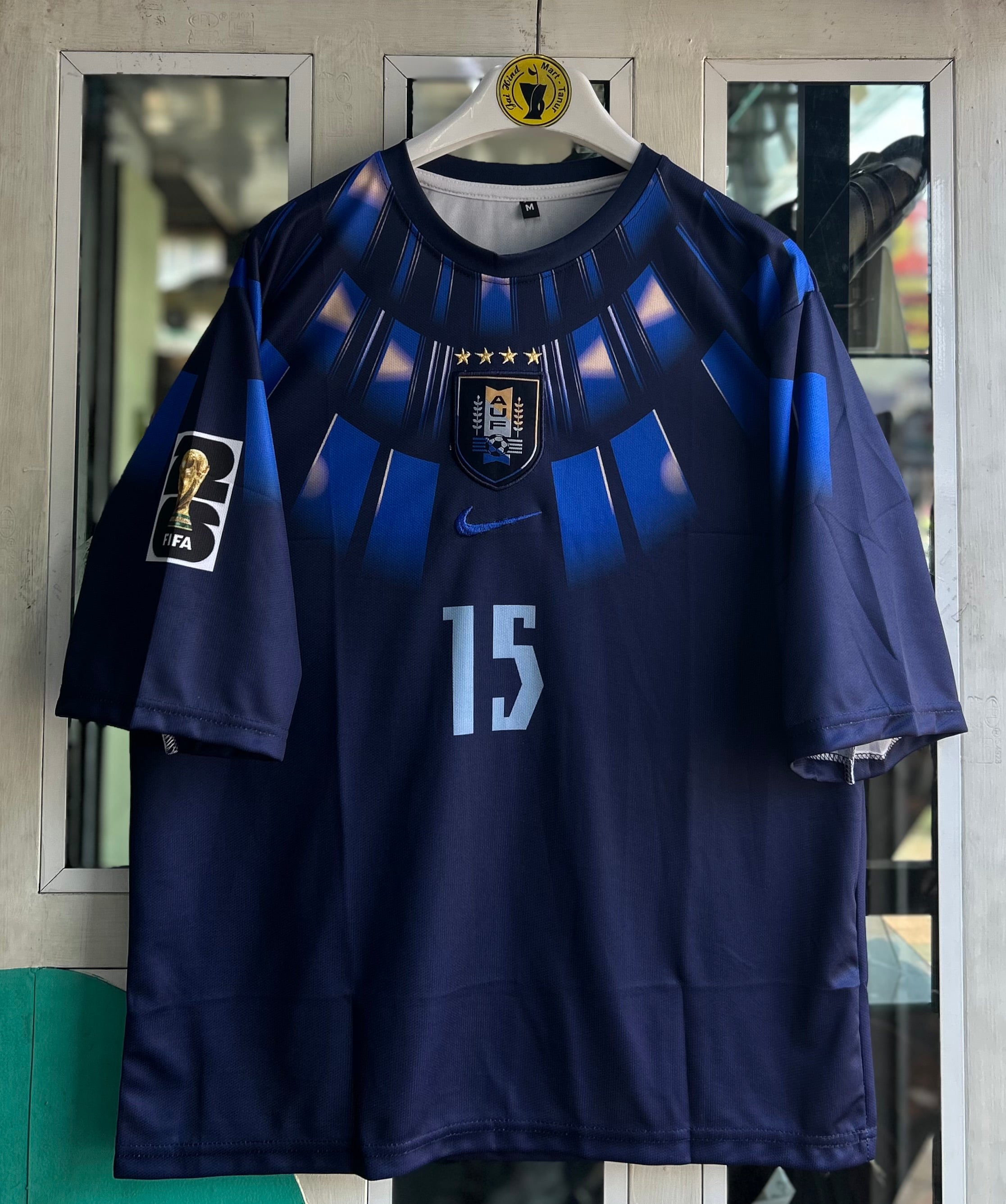 URUGUAY 2026 WORLD CUP AWAY KIT, FIVE SLEEVE  EMBRODERY