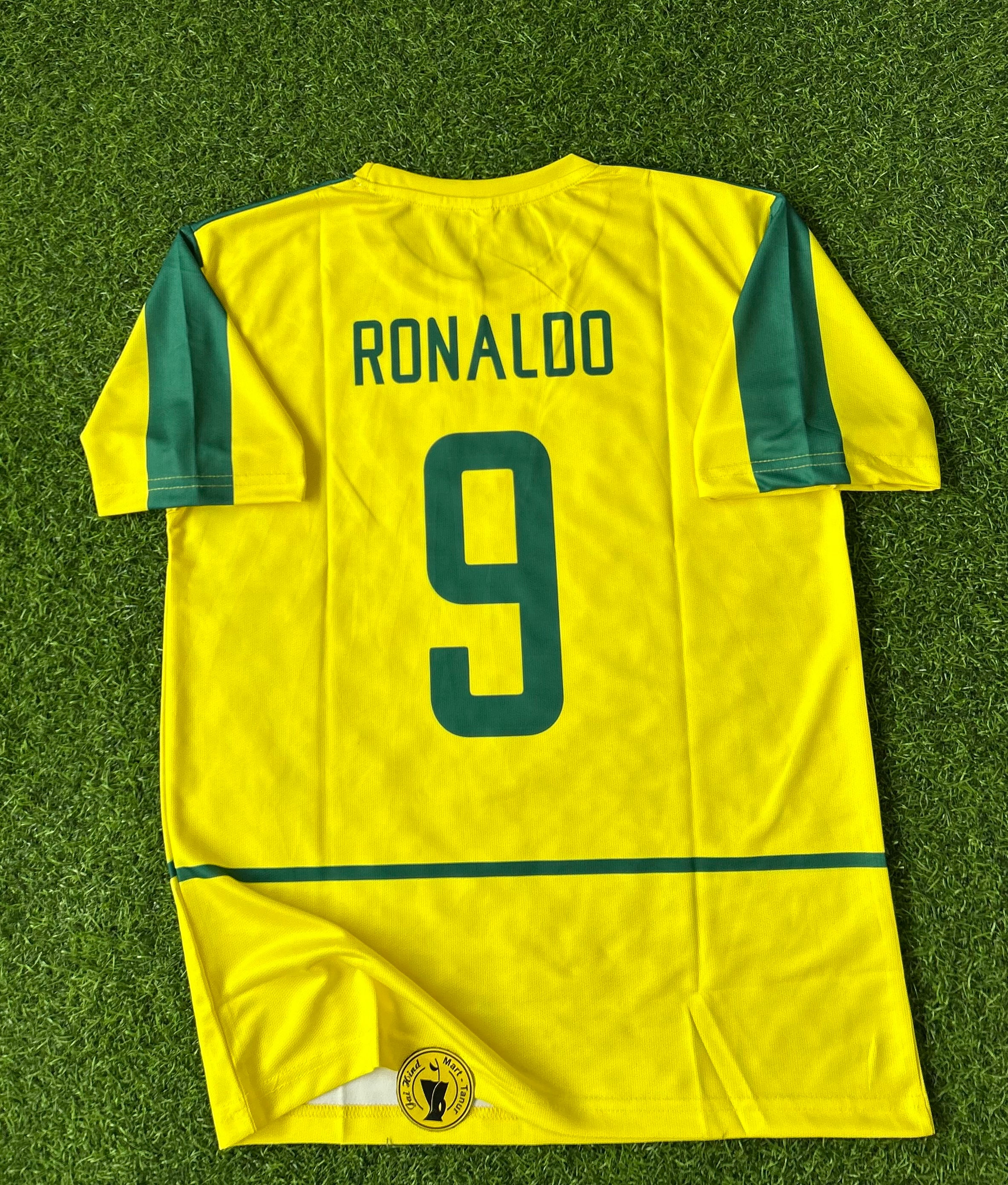 BRAZIL 2002 HOME JERSEY, HALF SLEEVE SUBLIMATION