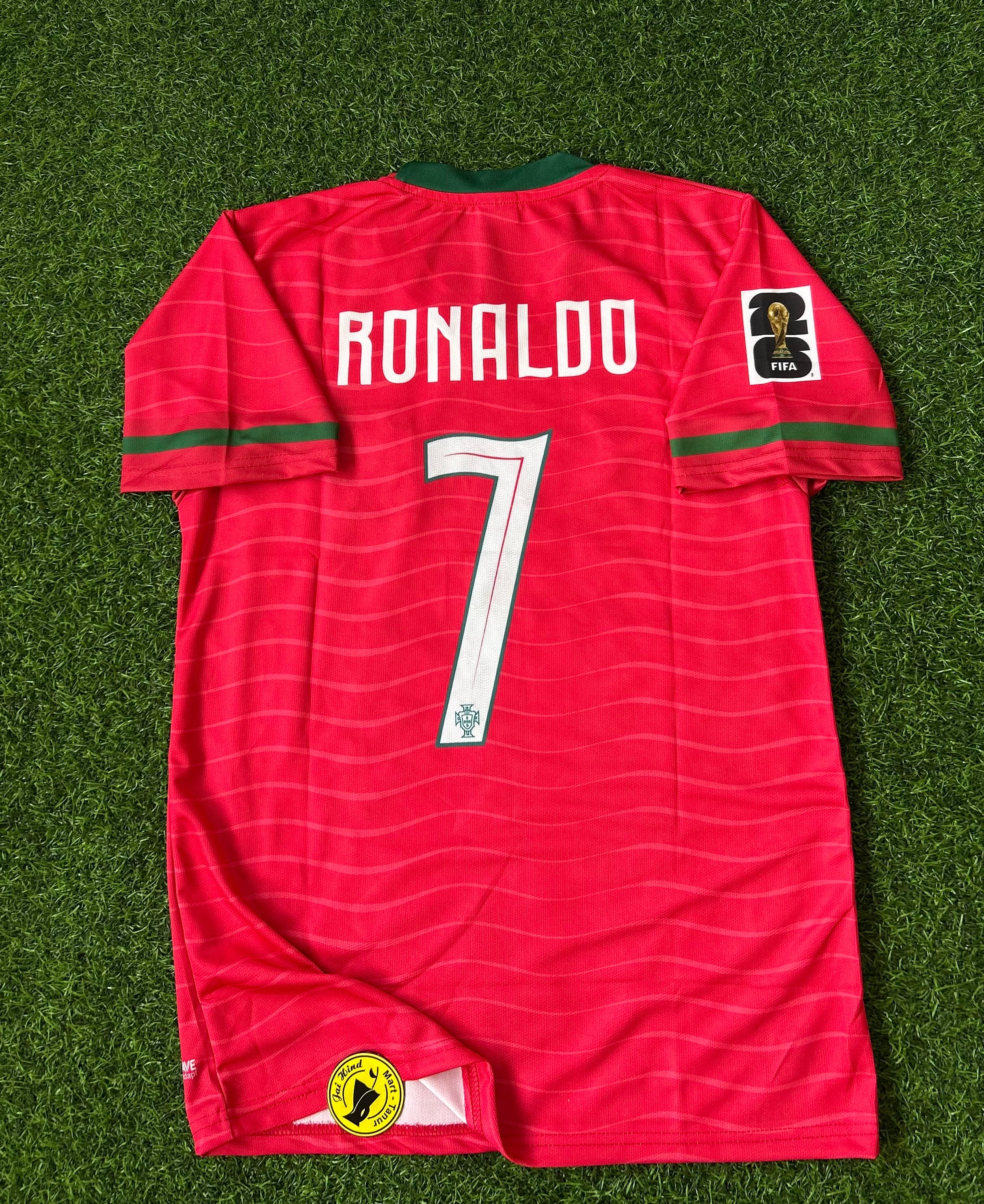 PORTUGAL 2026 WORLD CUP HOME KIT, HALF SLEEVE  EMBROIDERY