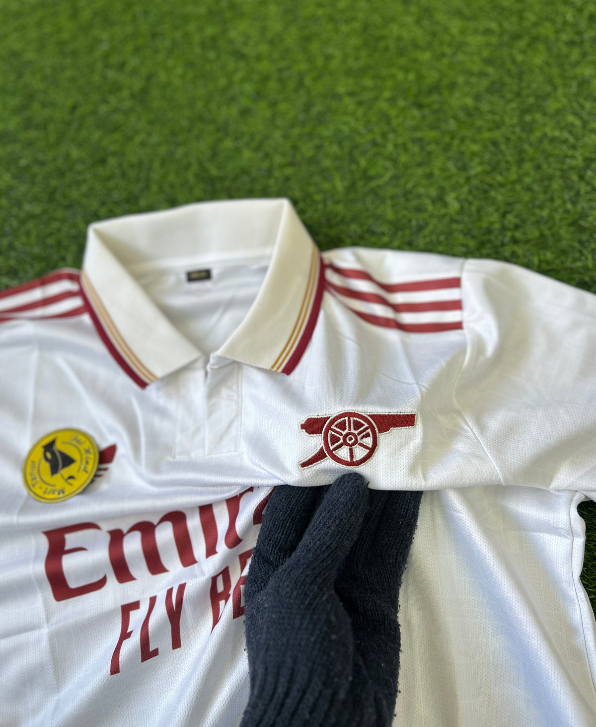 ARSENAL 2025-26 SEASON THIRD JERSEY, HALF SLEEVE  POLO  EMBROIDERY