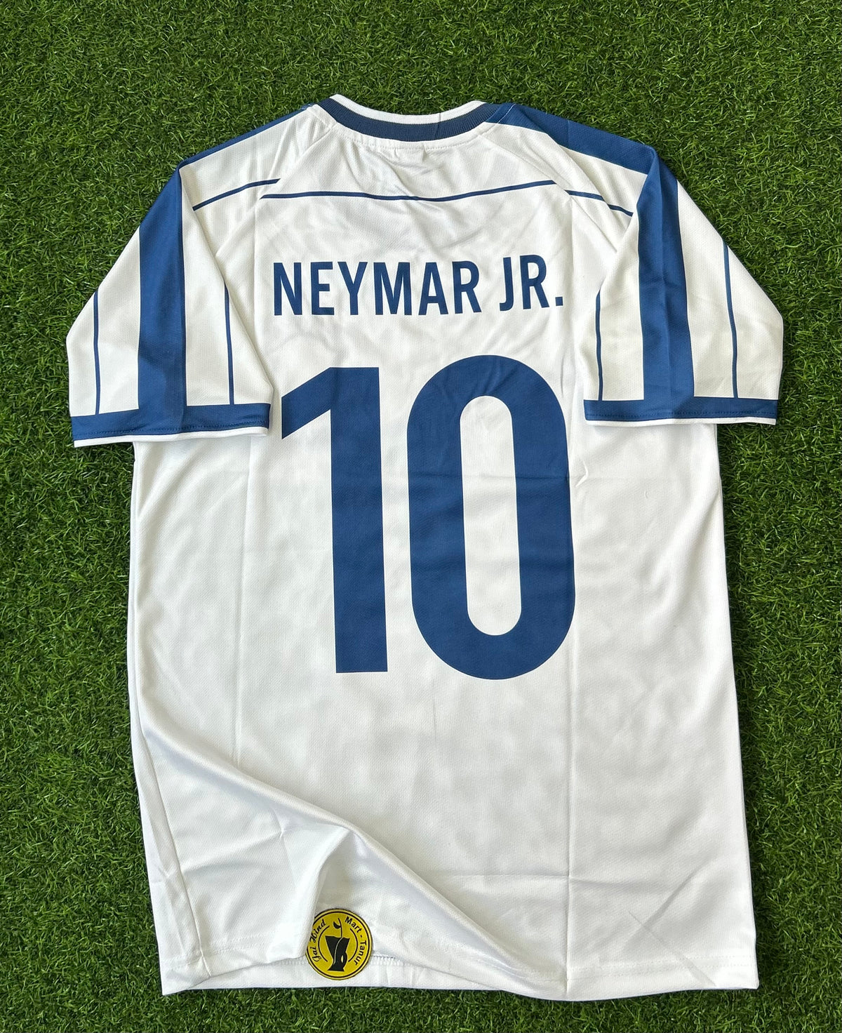 BRAZIL 1998 WHITE JERSEY, HALF SLEEVE EMBROIDERY