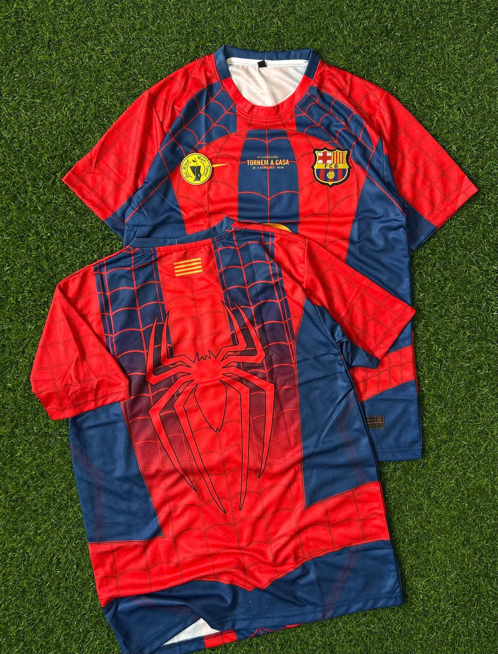 BARCELONA x SPIDER-MAN SPECIAL EDITION JERSEY, HALF SLEEVE EMBROIDERY