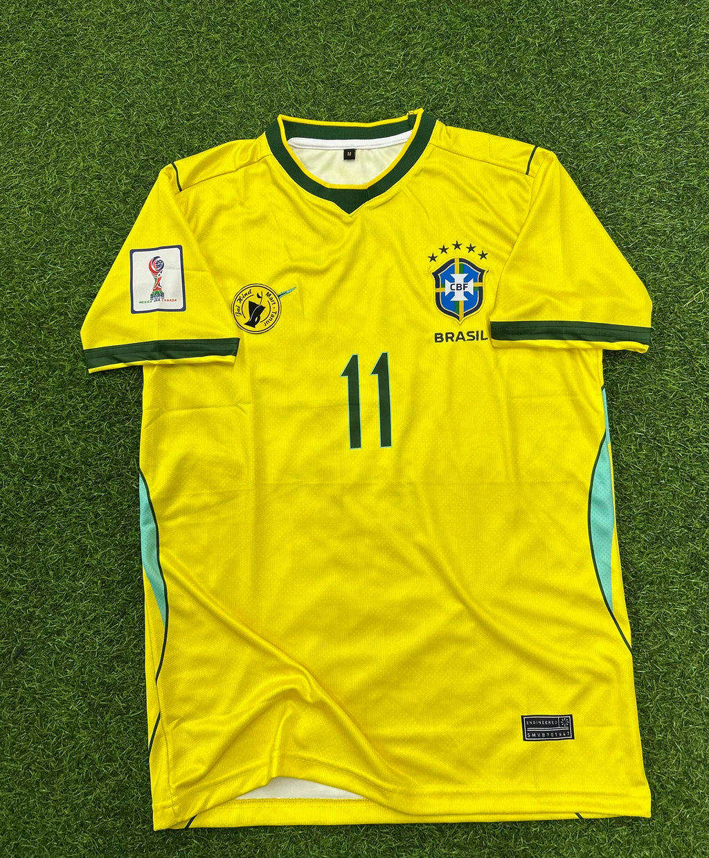 BRAZIL 2026 WORLD CUP HOME KIT, HALF SLEEVE  EMBROIDERY