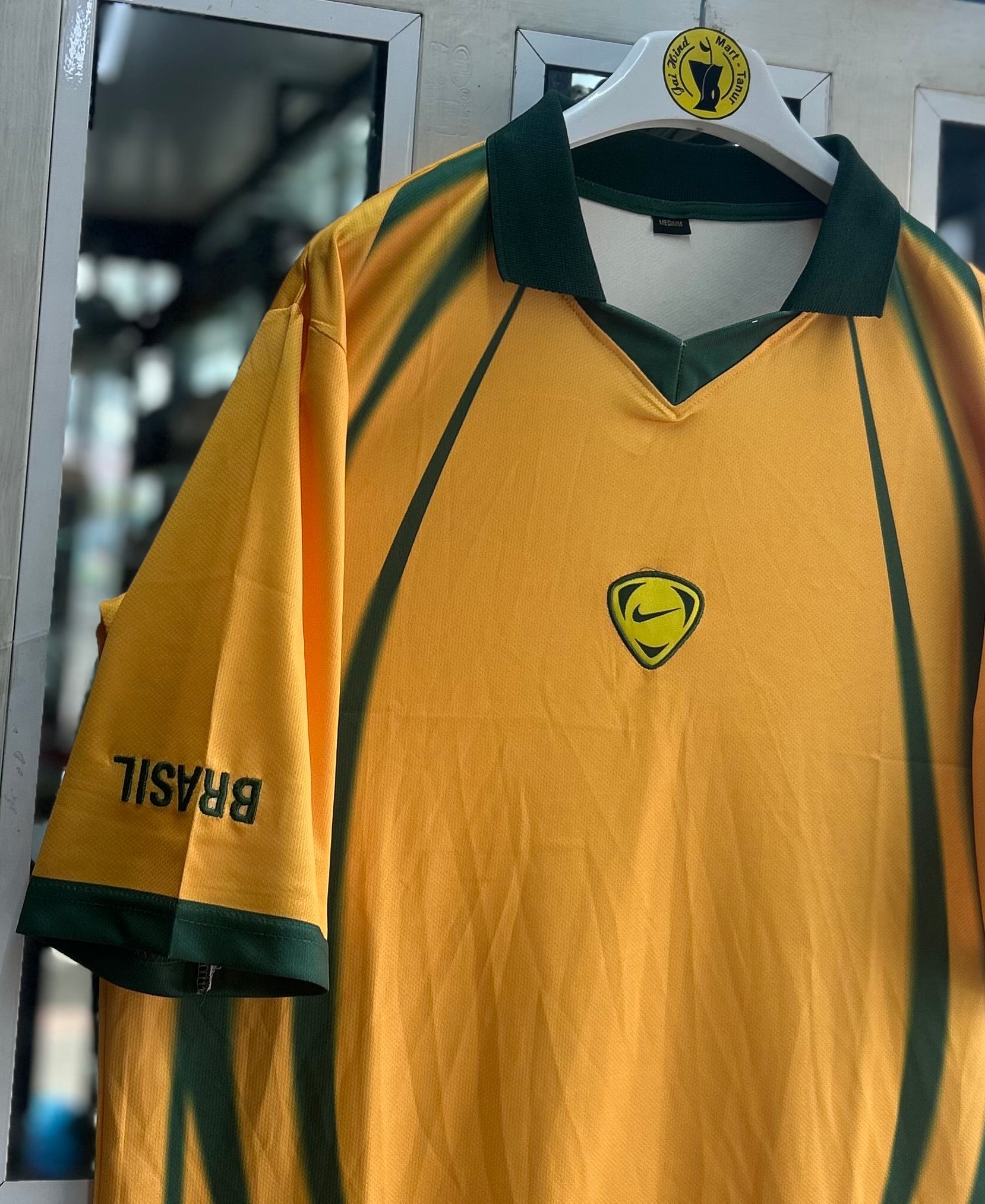 BRAZIL x TRAVIS SCOTT SPECIAL EDITION JERSEY, FIVE SLEEVE POLO EMBROIDERY