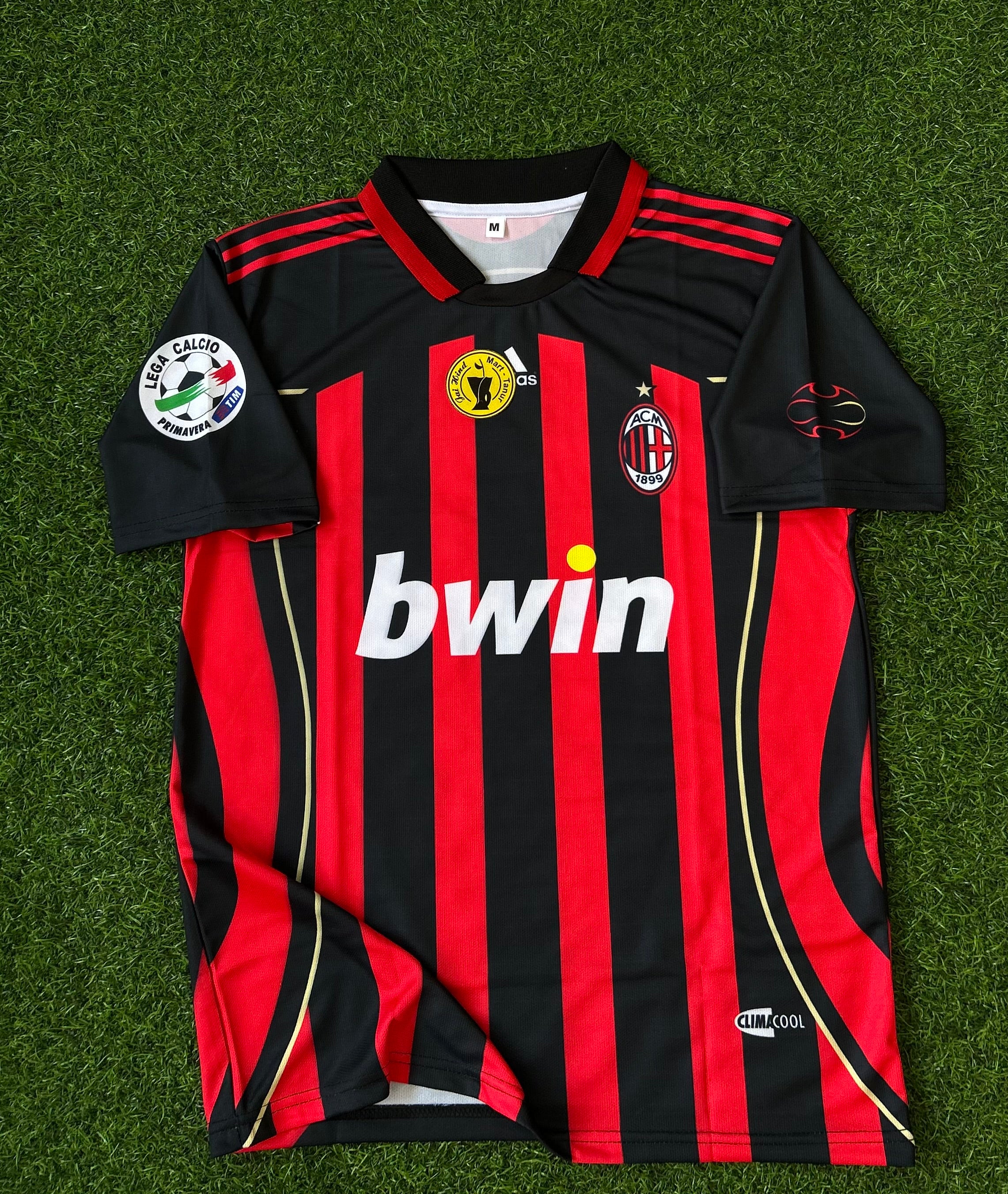 AC MILAN 2006-07 HOME JERSEY, HALF SLEEVE POLO SUBLIMATION