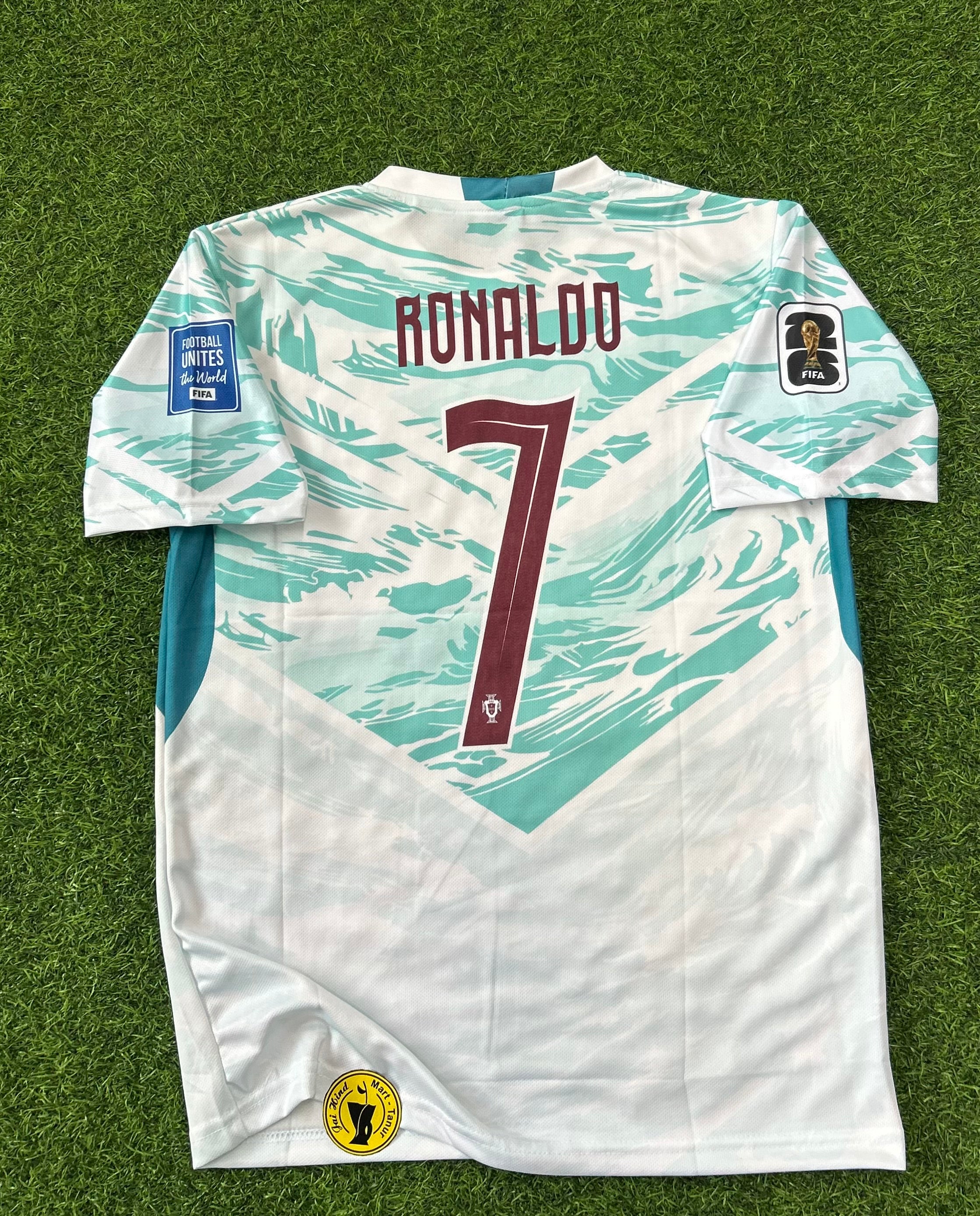 PORTUGAL 2026 WORLD CUP AWAY KIT, HALF SLEEVE  SUBLIMATION