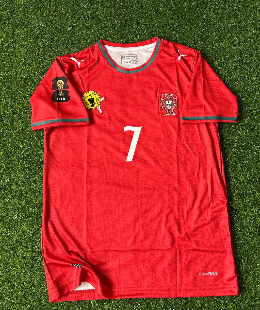 PORTUGAL 2026 WORLD CUP HOME KIT, HALF SLEEVE EMBROIDERY
