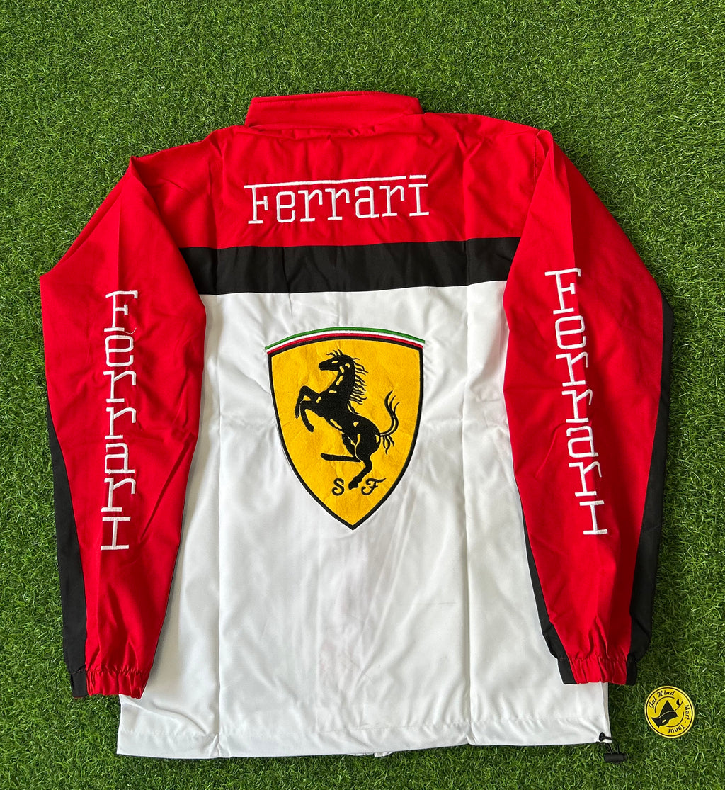 IMPORTED ZIPPER JACKET, FERRARI EDITION, FULL LOGO EMBROIDERY